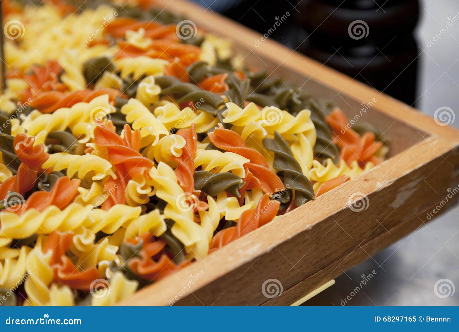 Rotini pasta stock image. Image of macaroni, pasta, organic 68297165