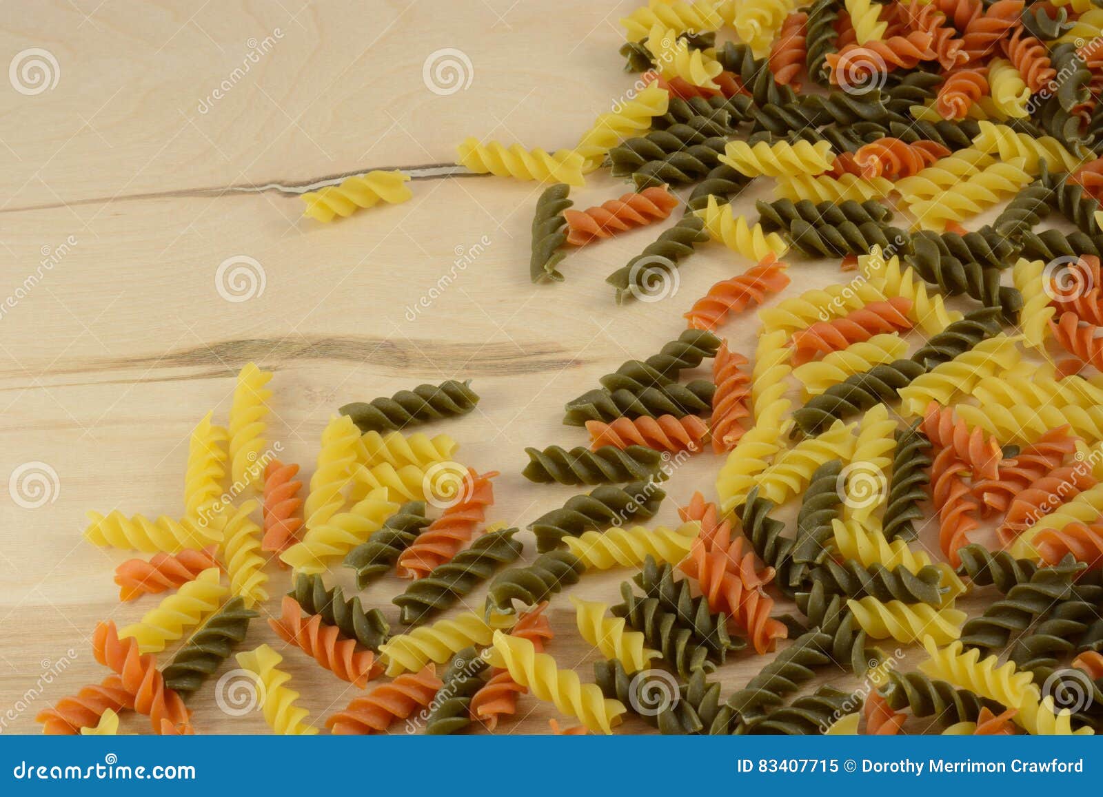 Rainbow Rotini Pasta In A Glass Jar RoyaltyFree Stock Photography