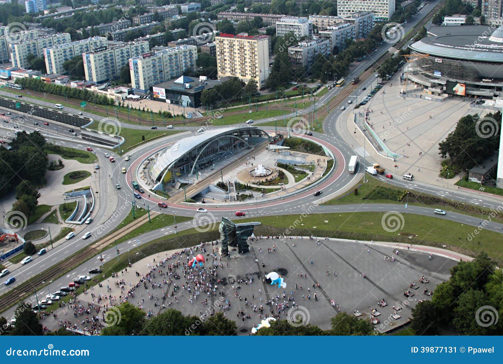 Rotonde in Katowice Polen