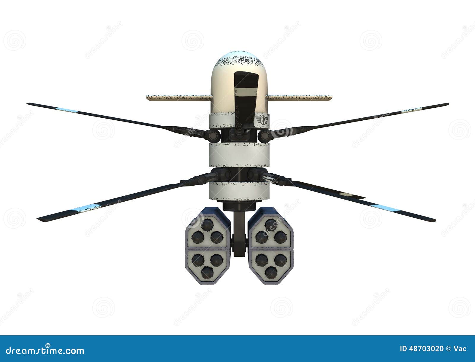 Rotor Drone stock illustration. Illustration of surveillance 48703020