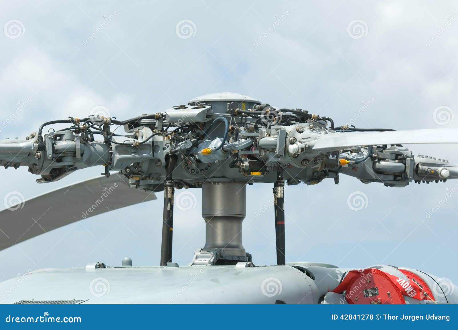 Rotor Head of Military Helicopter Stock Photo Image of strong