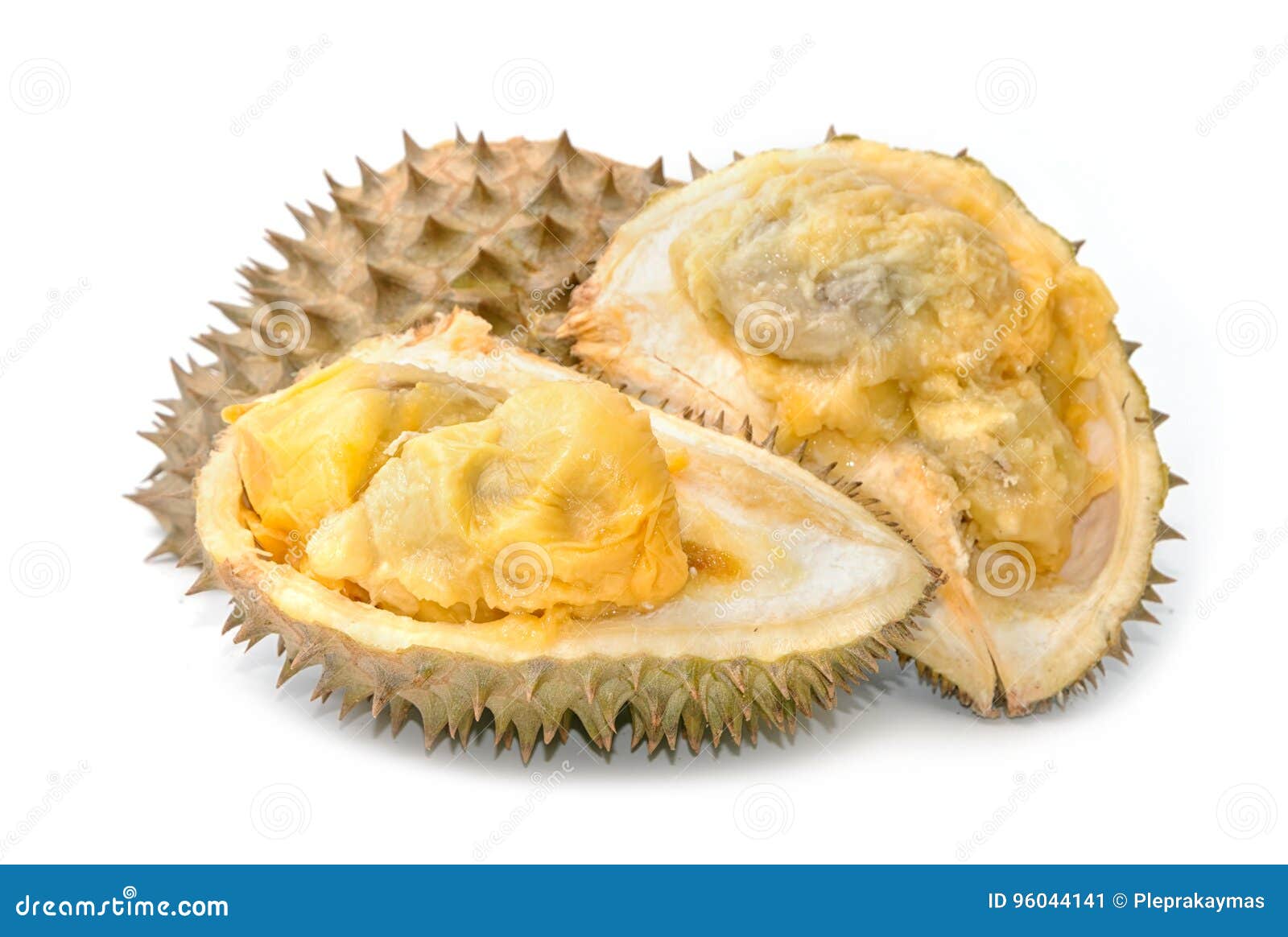 Rotten Durian Fruit Isolate Stock Image Image Of Strip Waste 96044141