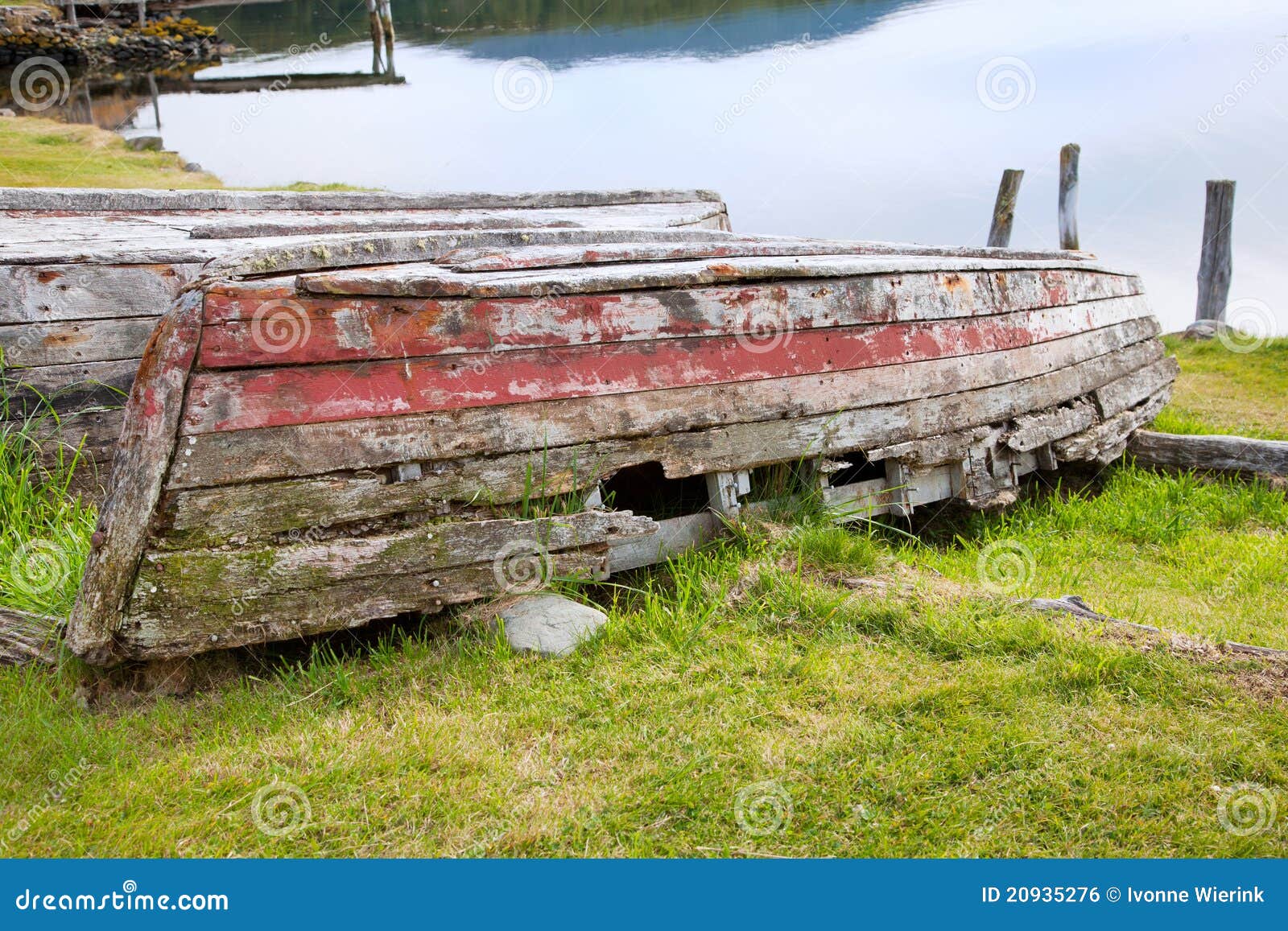 Rotten wooden row boat stock photo. Image of holes, rotten ...