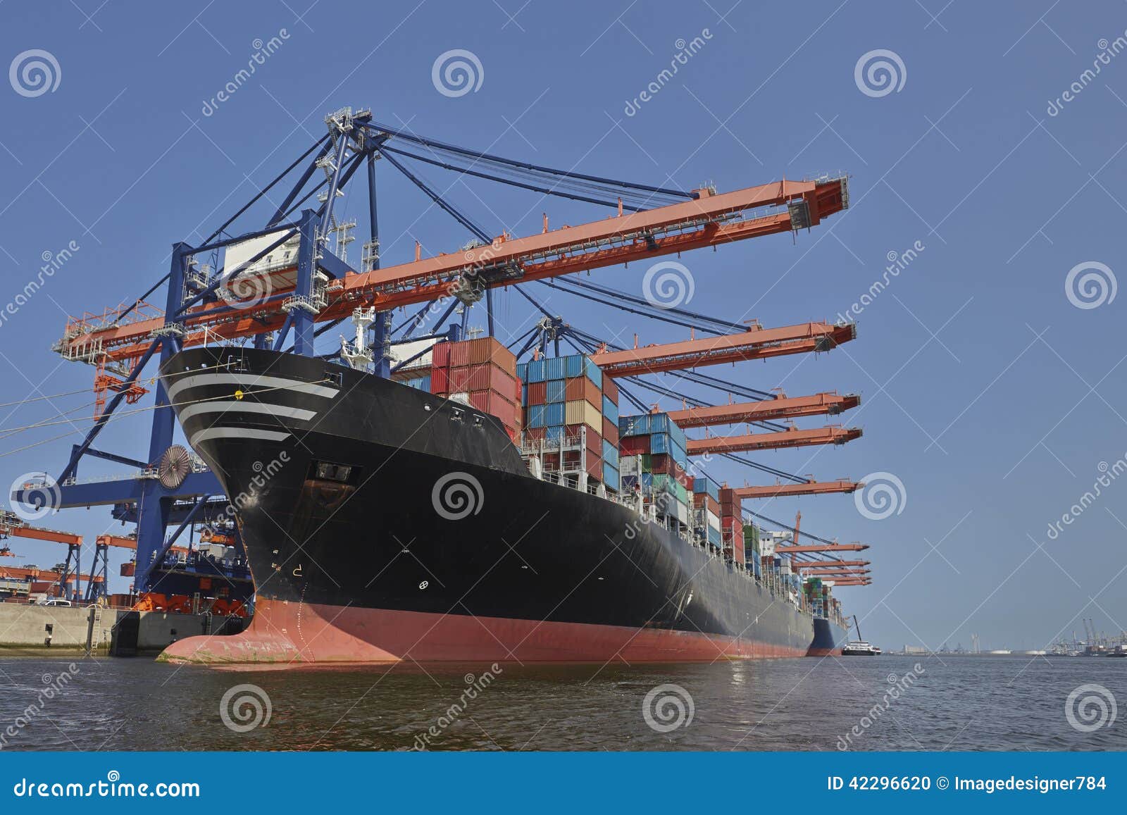 rotterdam port container ship