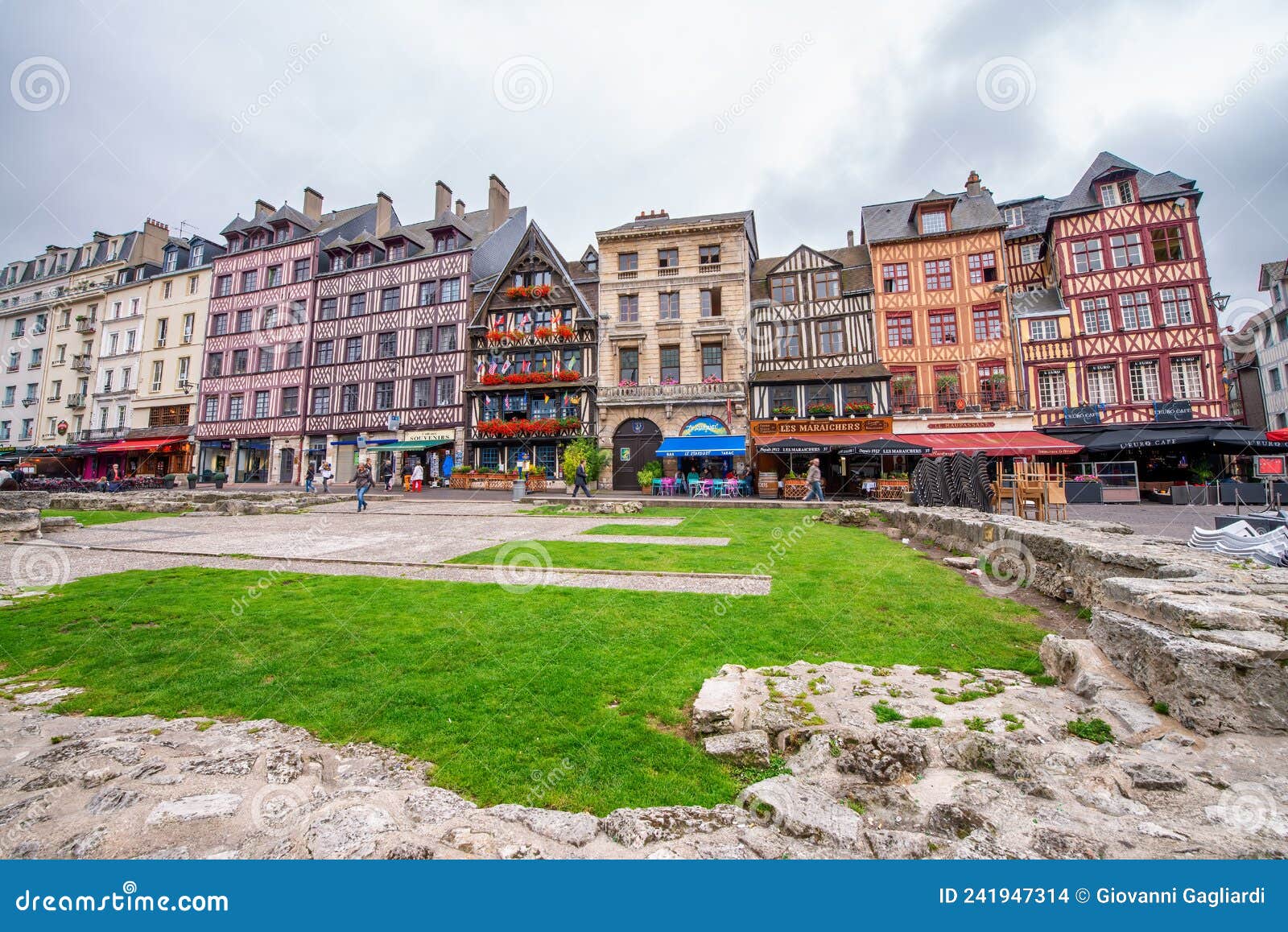 Ancient Market Square Rouen Stock Photos - Free & Royalty-Free Stock Photos  from Dreamstime