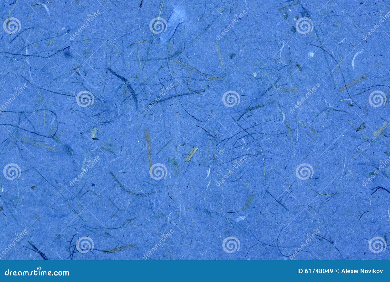Rough Blue Handmade Paper Closeup Texture Stock Image Image of