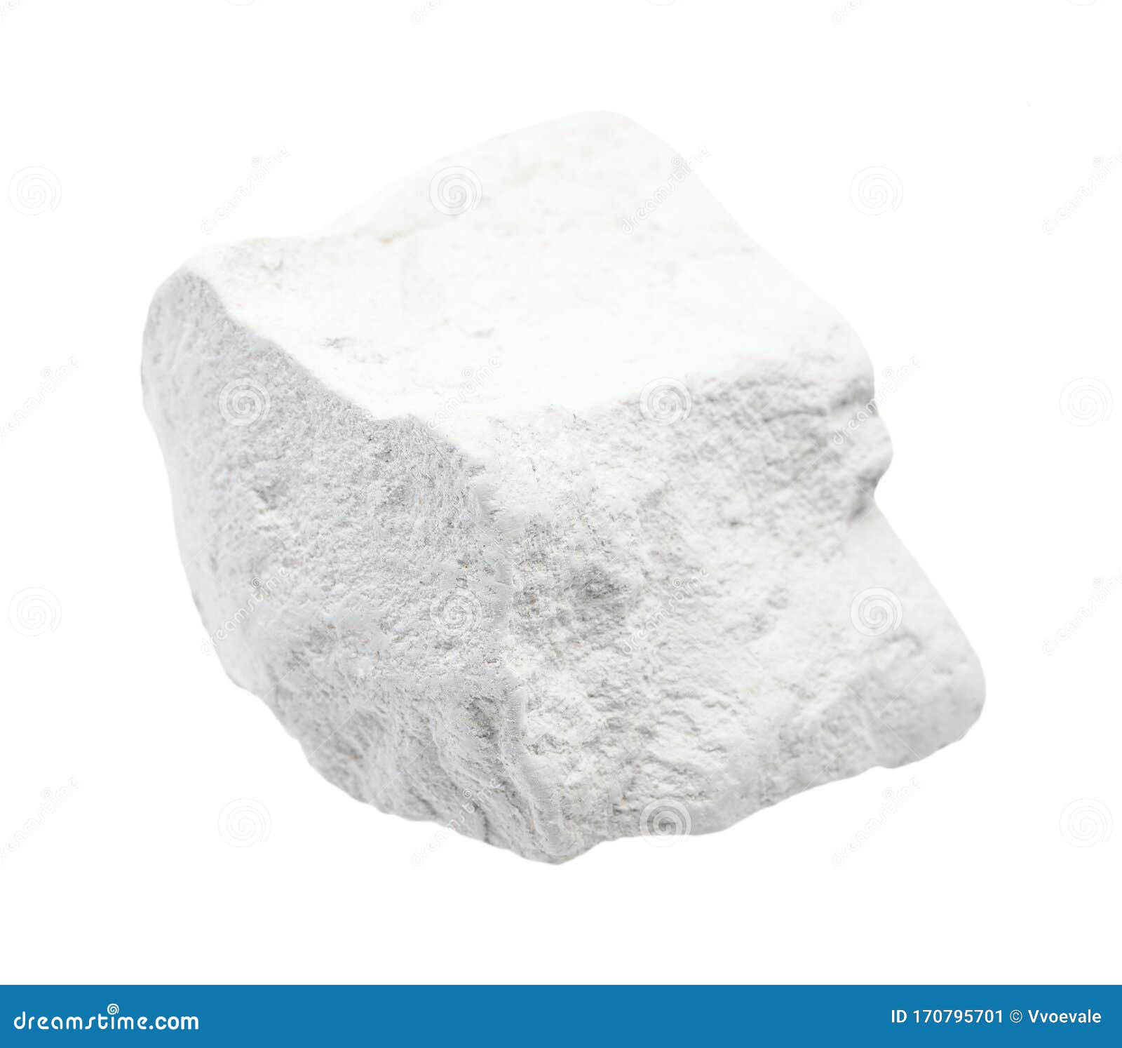 Rough Chalk (white Limestone) Rock Isolated Stock Image - Image of  ornamental, limestone: 170795701