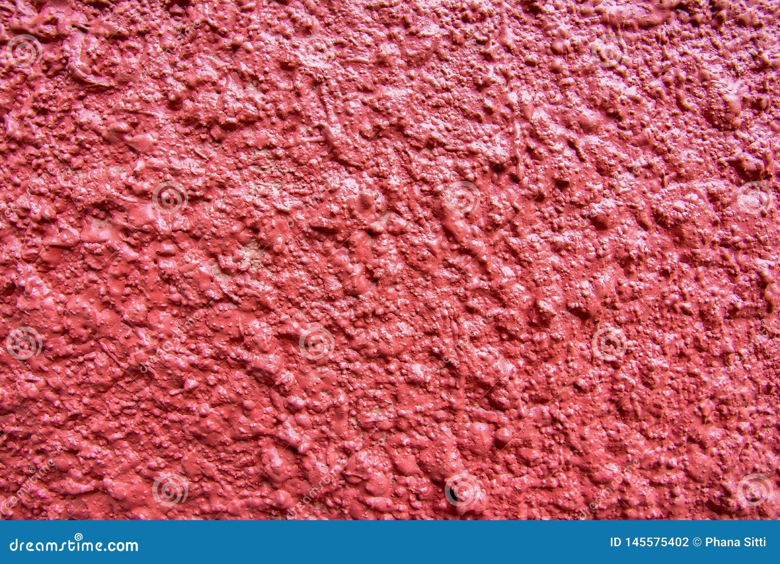Rough Concrete Painted Red Color Background Stock Photo - Image of