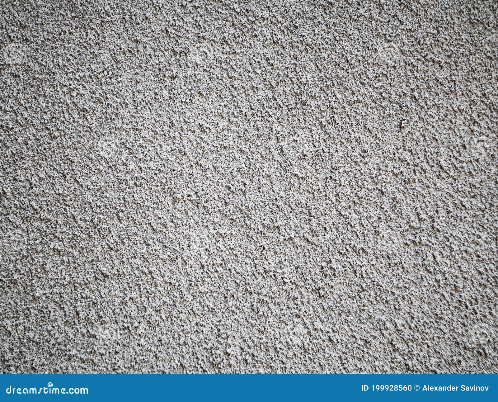 Rough, Embossed Cement Layer on a Vertical Wall, Produced by the