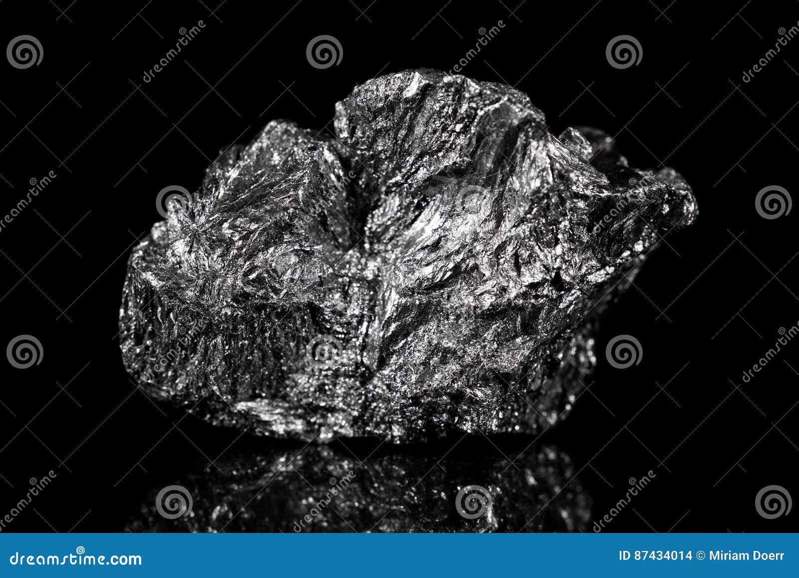 rough mineral stone of graphite, black specimen carbon