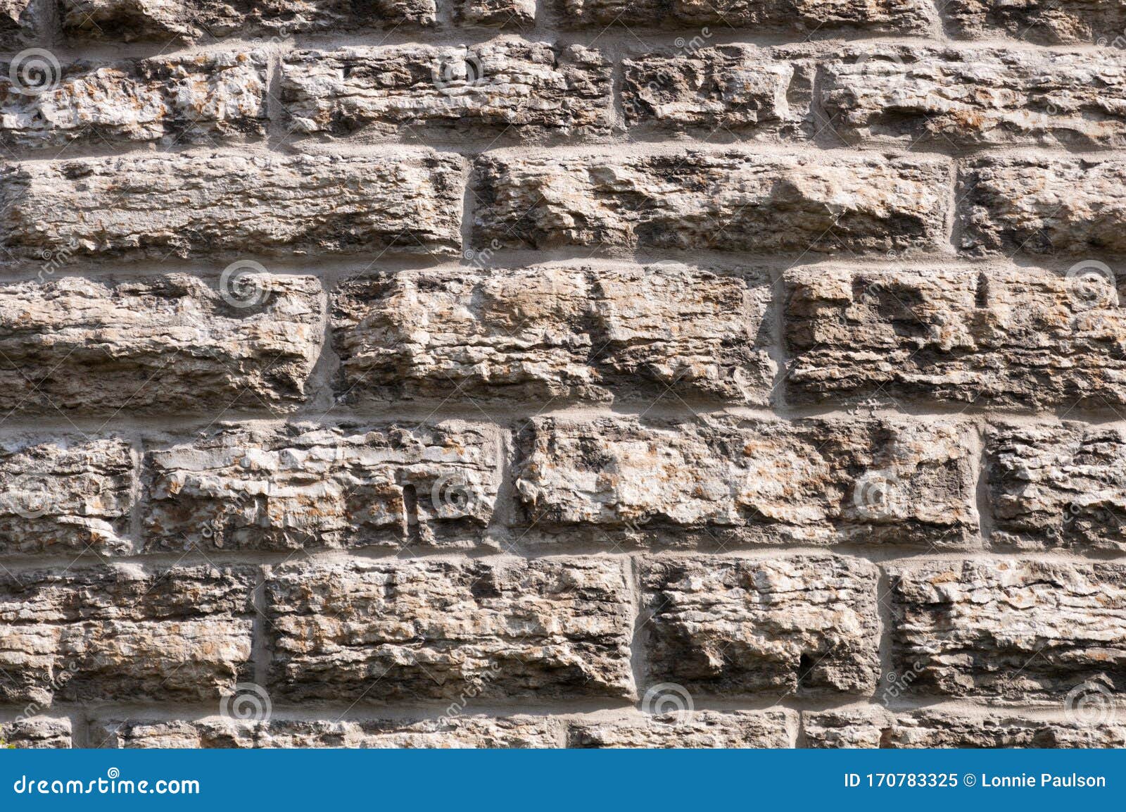 A Rough Rugged Brick Wall Can Be Used As a Background Stock Image