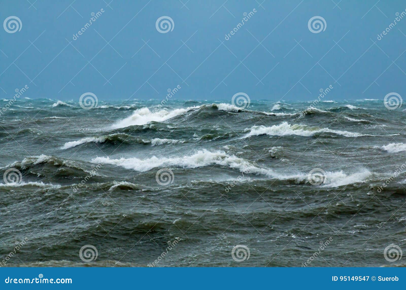 rough seas