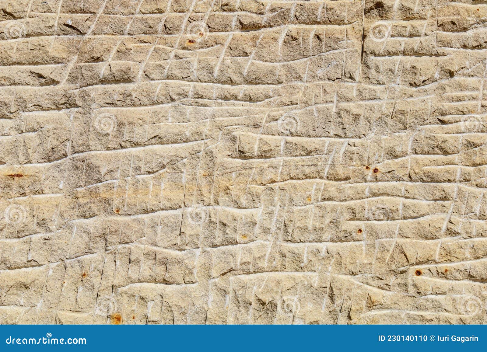 Rough Textured Chiseled Surface of the Stone. Background with Copy