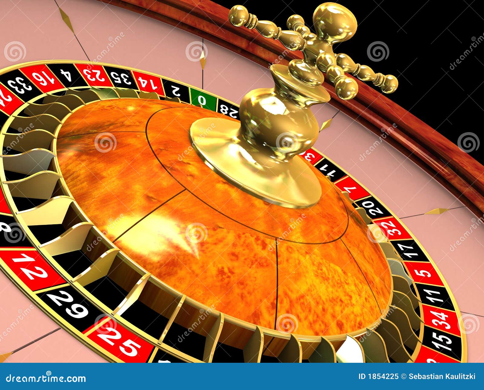 Roulette wheel stock illustration. Illustration of abstract 1854225