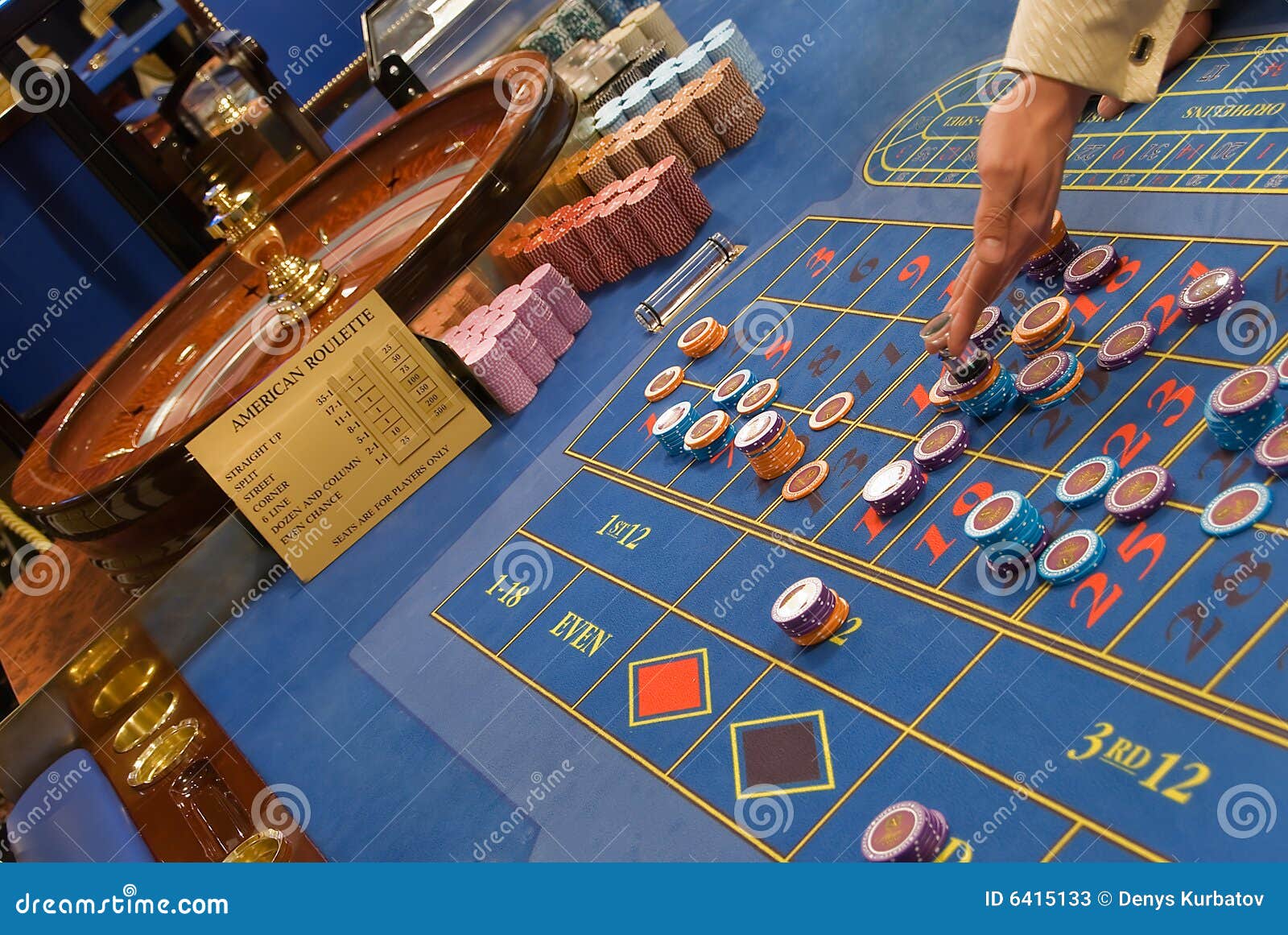 Roulettes game 3 stock image. Image of fashionable, risk 6415133