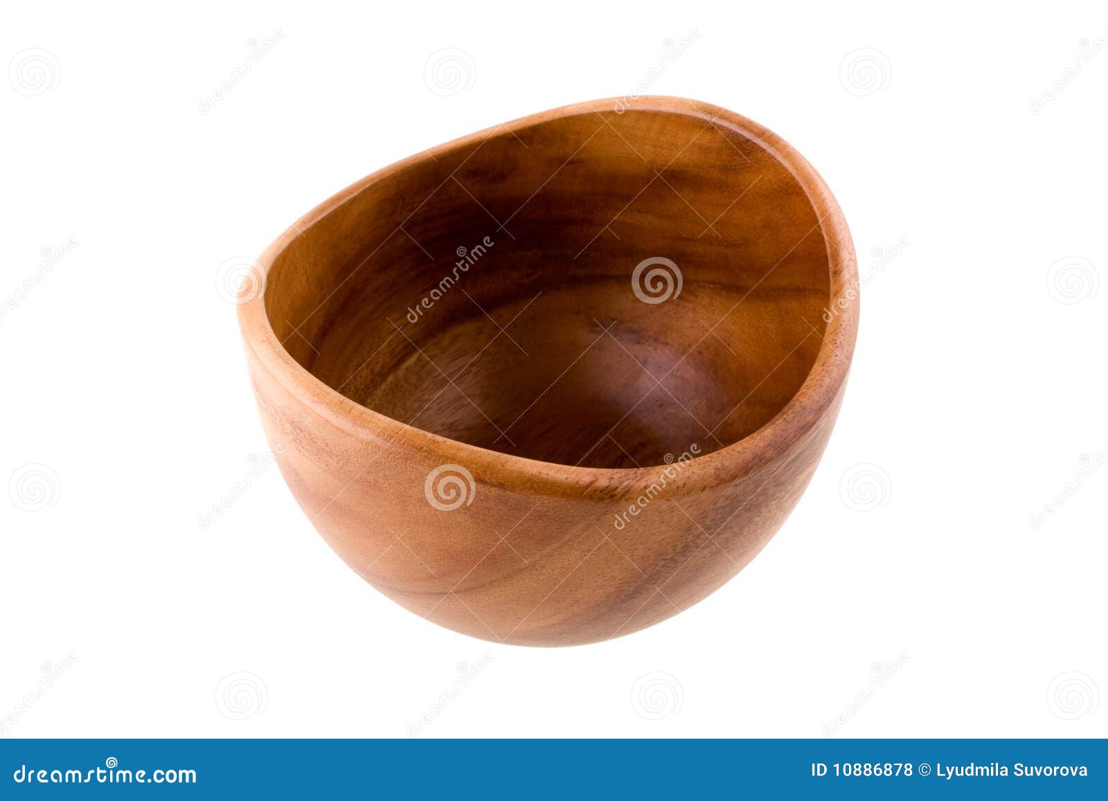 Round acacia wood bowl stock photo. Image of round, nature 10886878