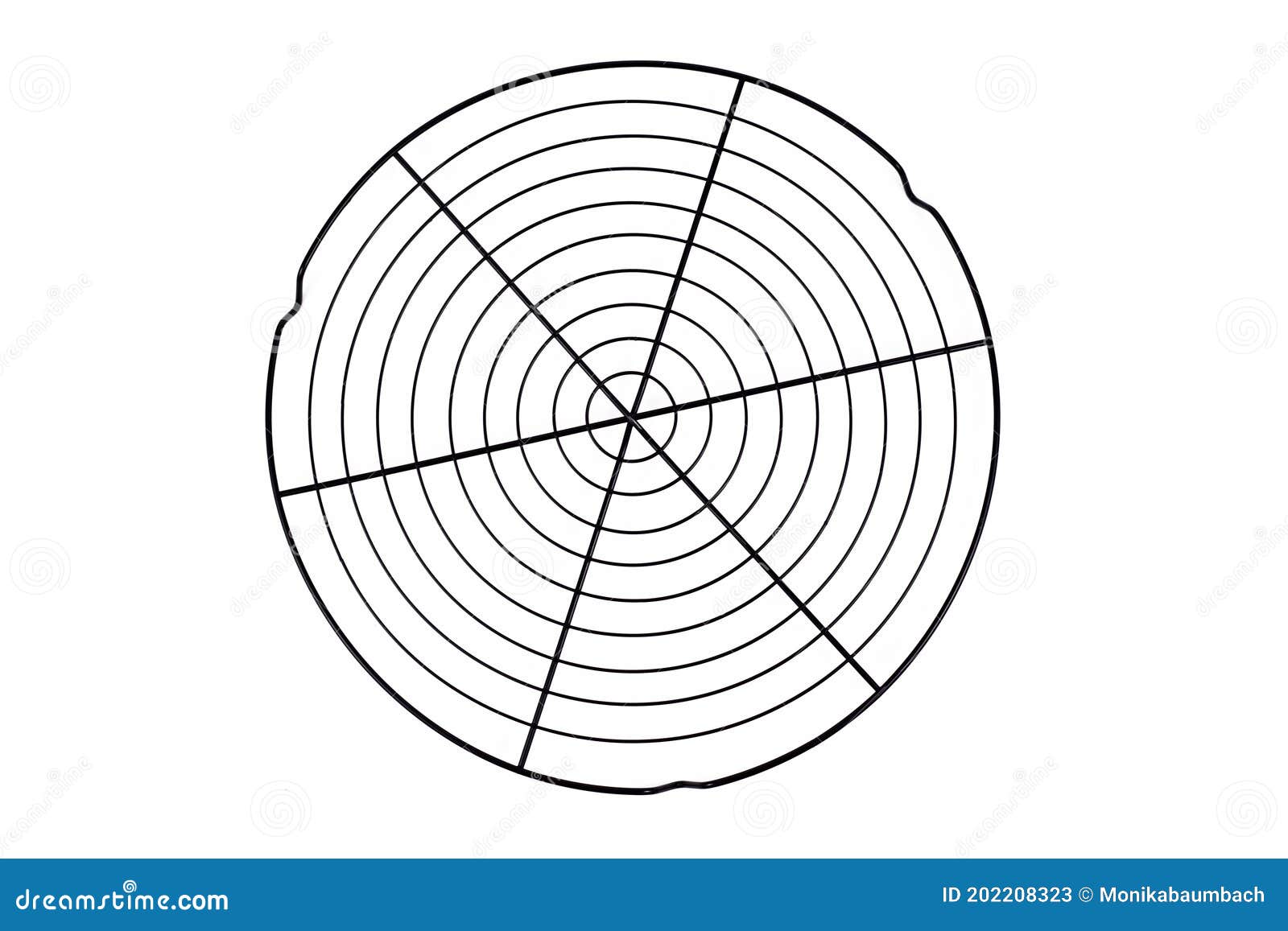 Round Black Metal Cake Grid on White Background Stock Image Image of