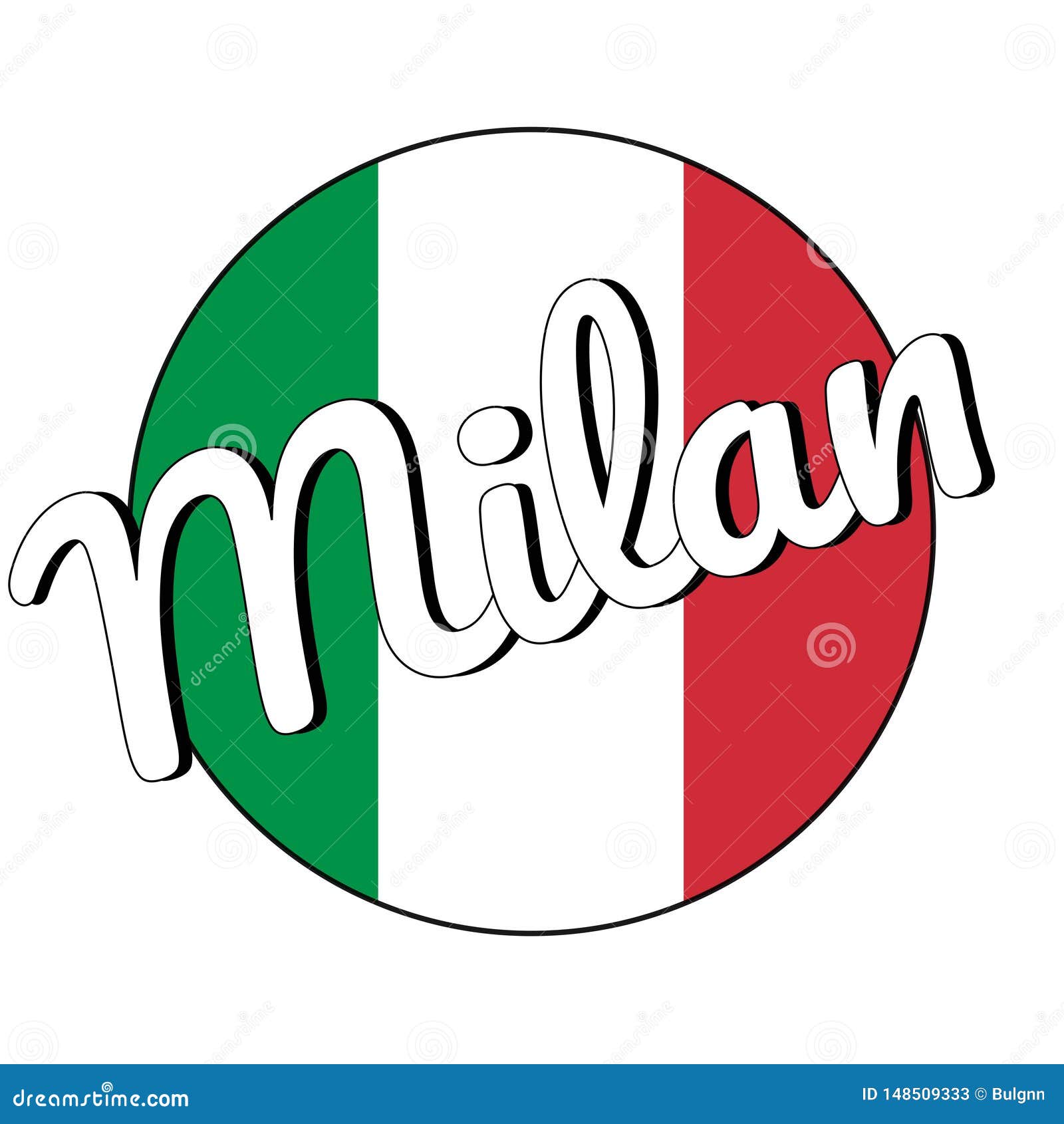 Milan Name Stock Illustrations – 117 Milan Name Stock Illustrations,  Vectors & Clipart - Dreamstime