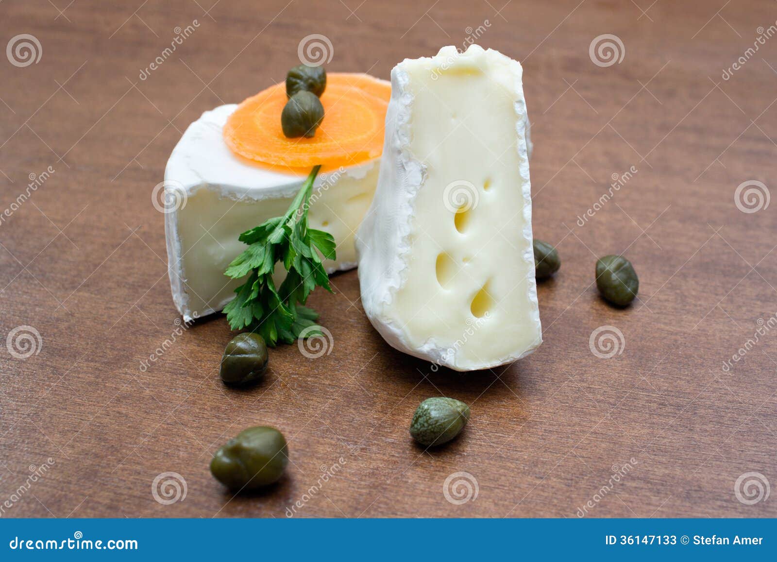 Round Camembert, Brie Cheese with a Cut Out Piece Stock Image Image