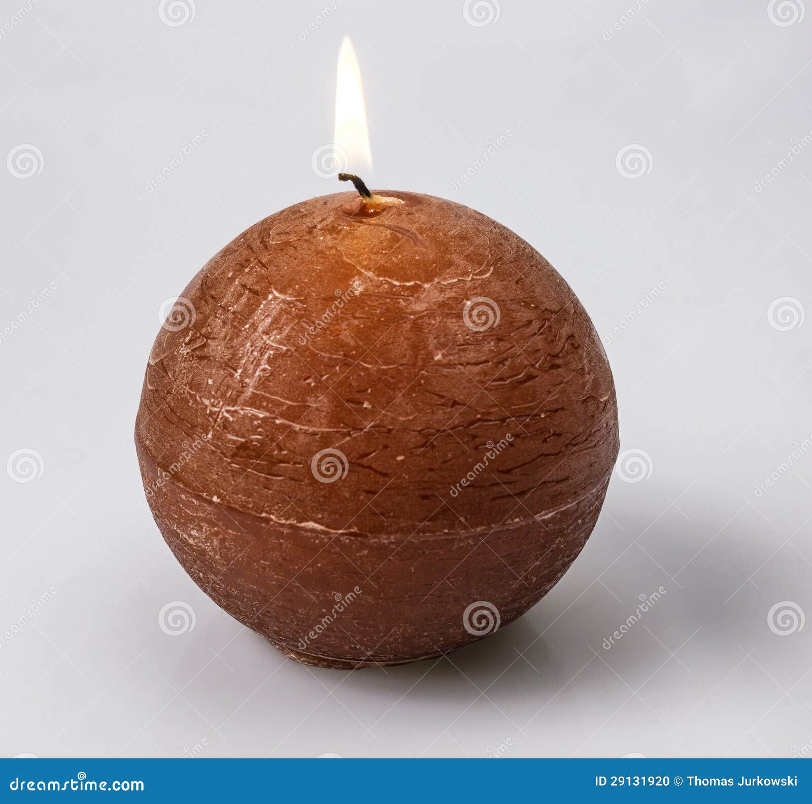Round candle stock photo. Image of ball, white, single 29131920