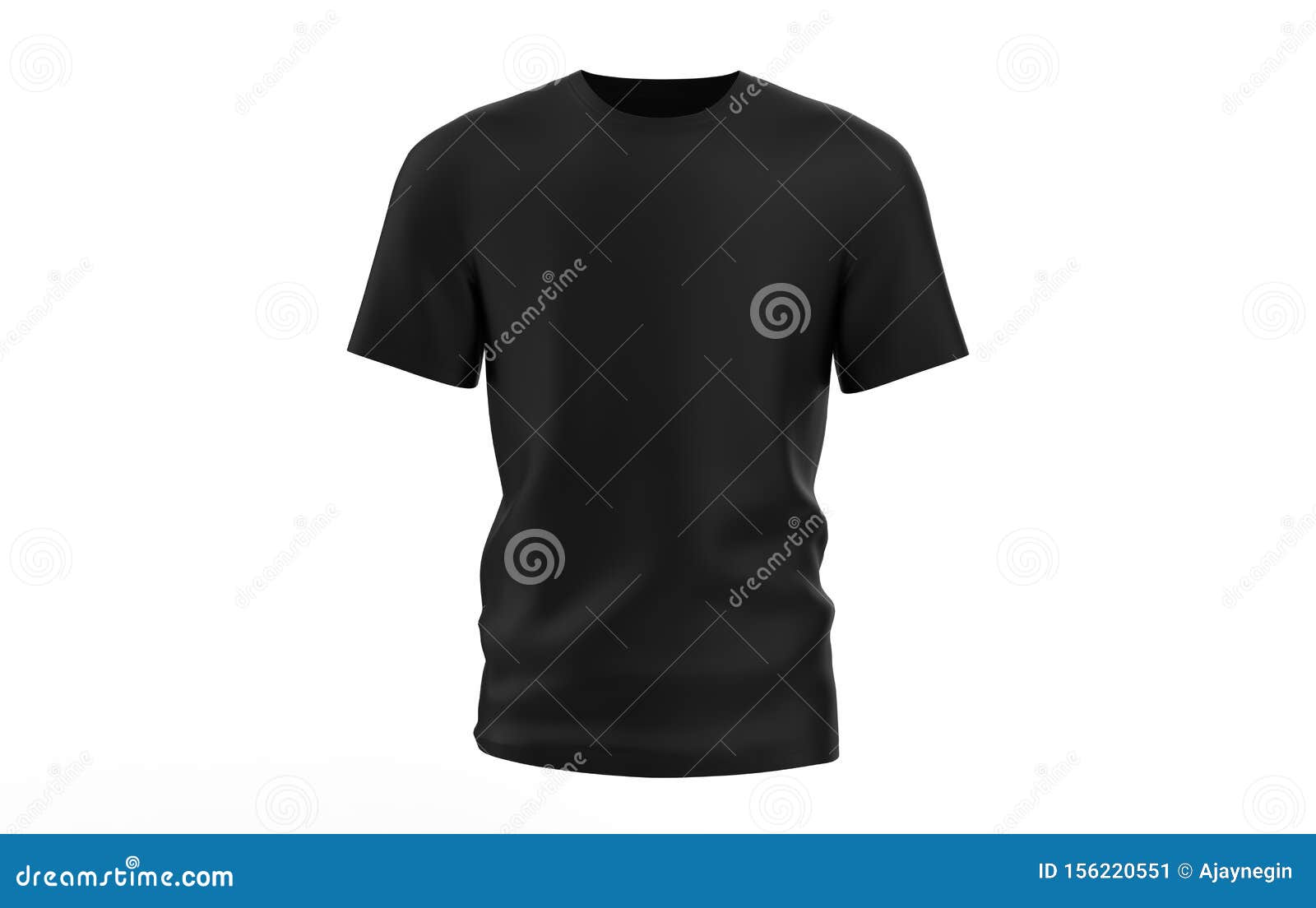 Round Collared Shirt Mock Up Stock Illustration - Illustration of ...