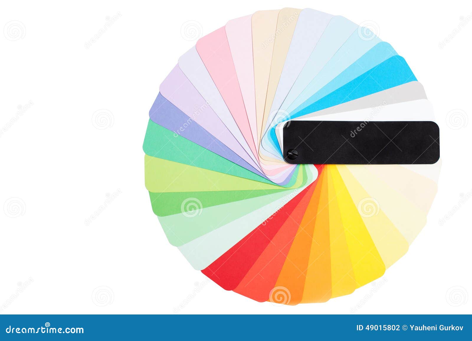 Round Color Palette Isolated Stock Photo - Image: 49015802