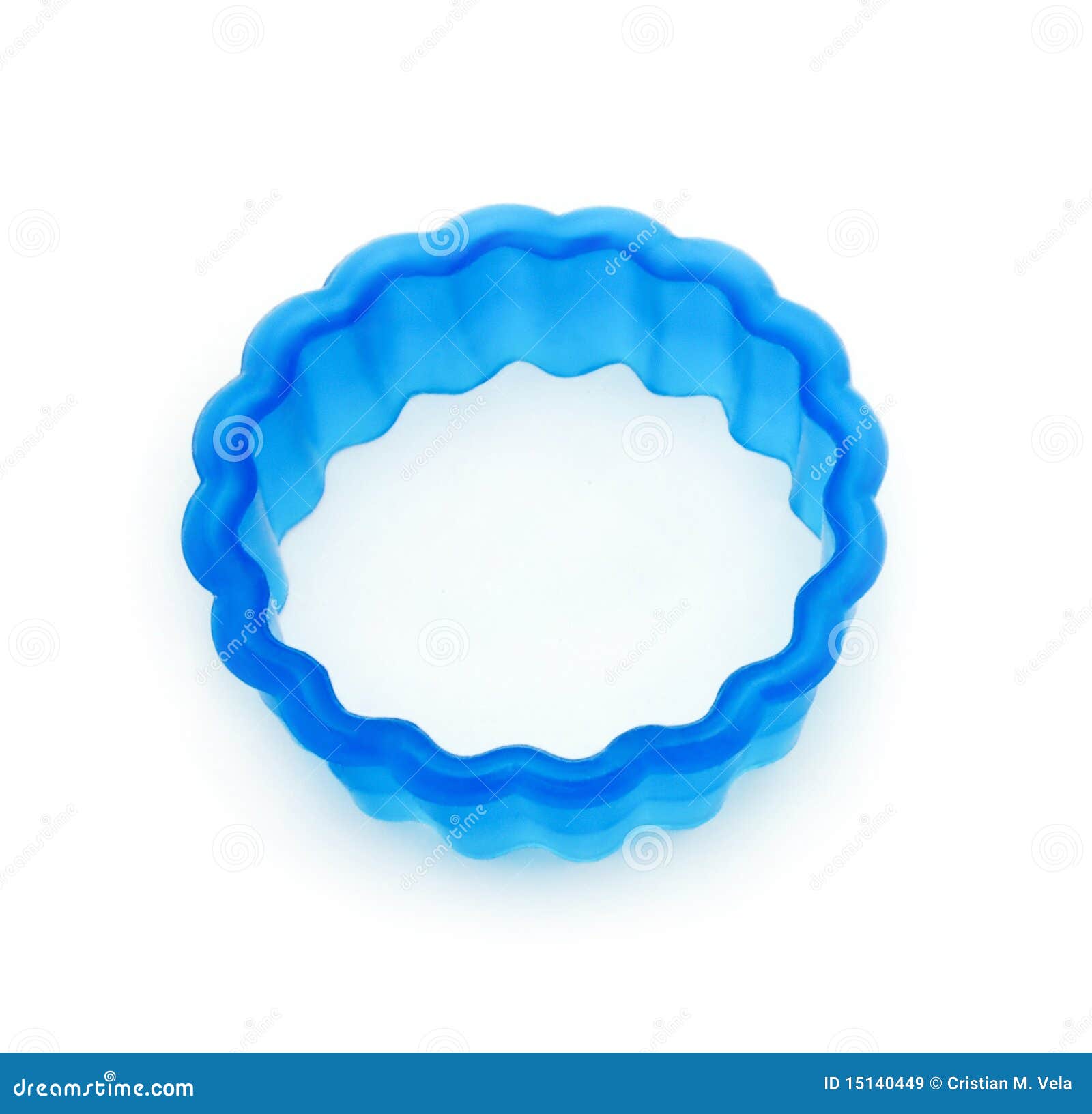 Round cookie cutter stock image. Image of plastic, blue 15140449