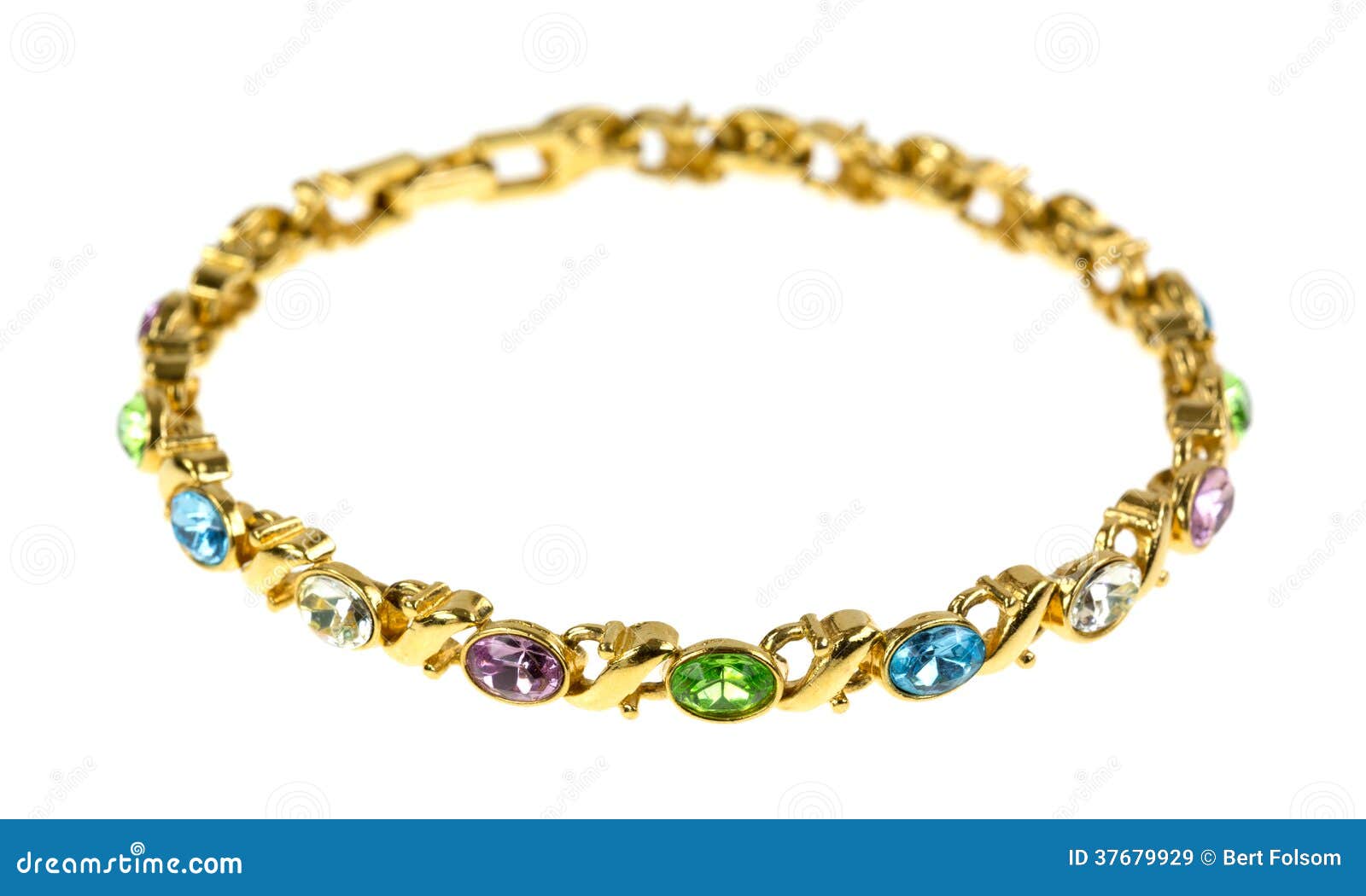 Round Costume Jewelry Bracelet Stock Image Image of accessory