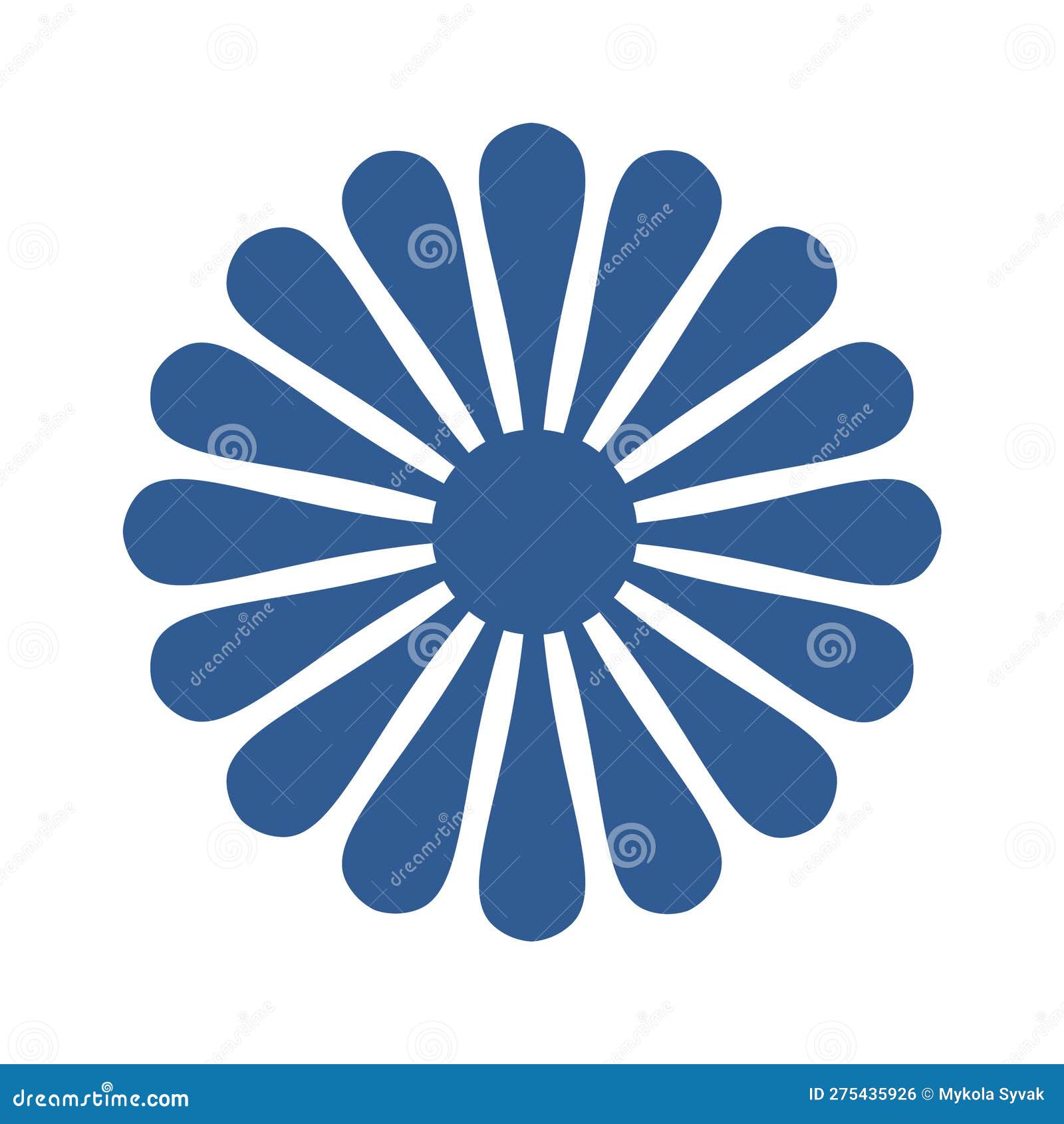 Round Flower Figure stock vector. Illustration of background - 275435926