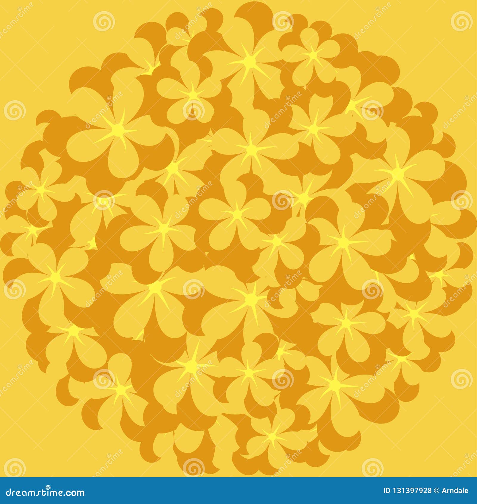 Flower Pattern. Design for Chinese New Year Stock Vector - Illustration