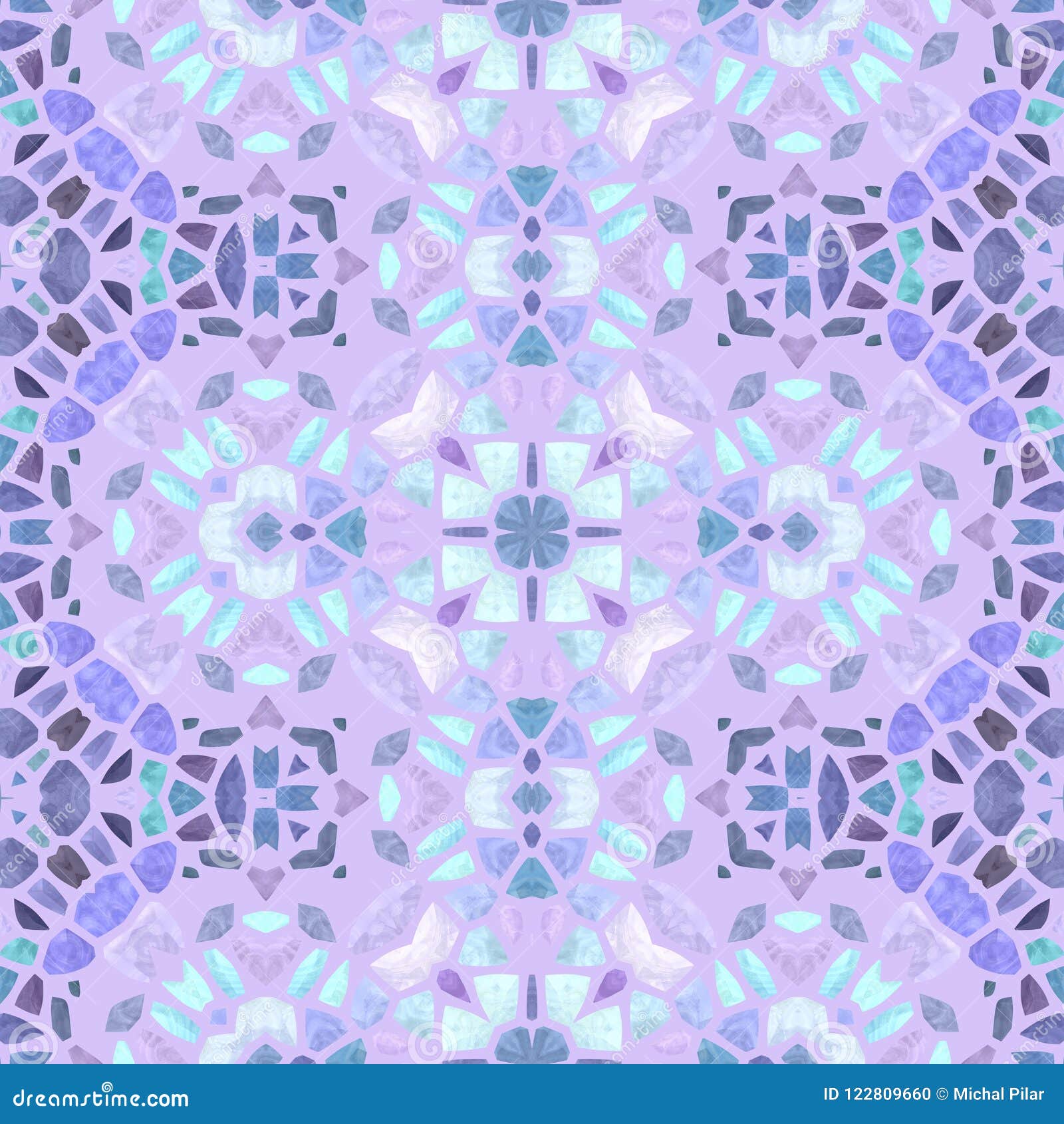 Round Geometric Triangle Kaleidoscope Mandala Stock Illustration