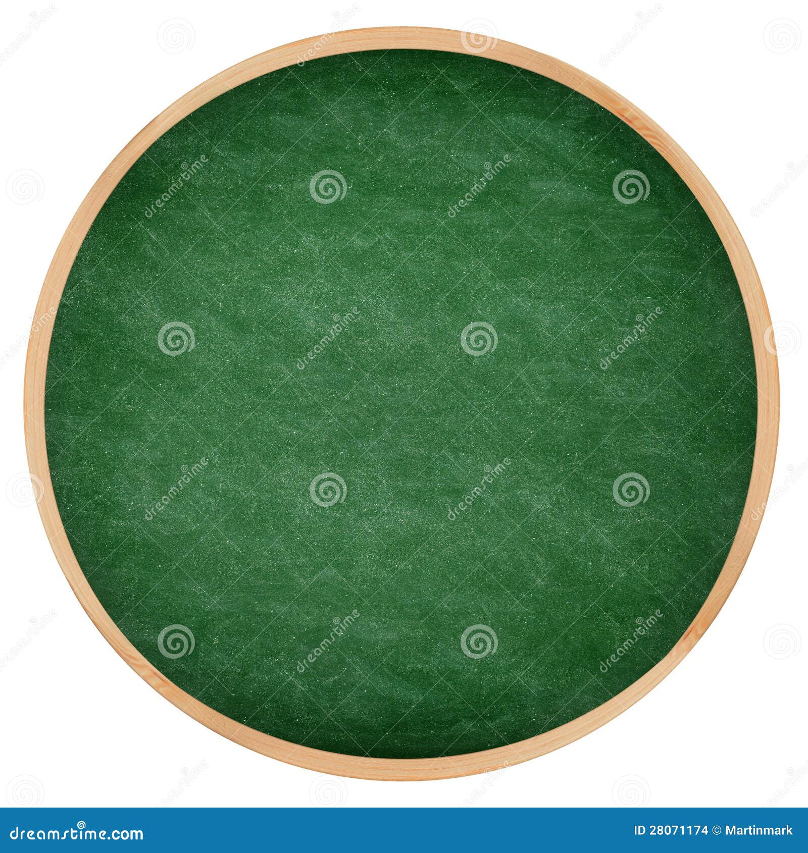 Round Green Chalkboard or Blackboard Circle Stock Photo Image of