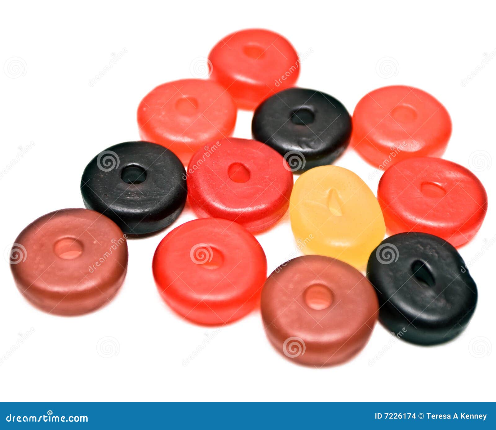 Round Gummy Candies stock photo. Image of sweet, multiple 7226174