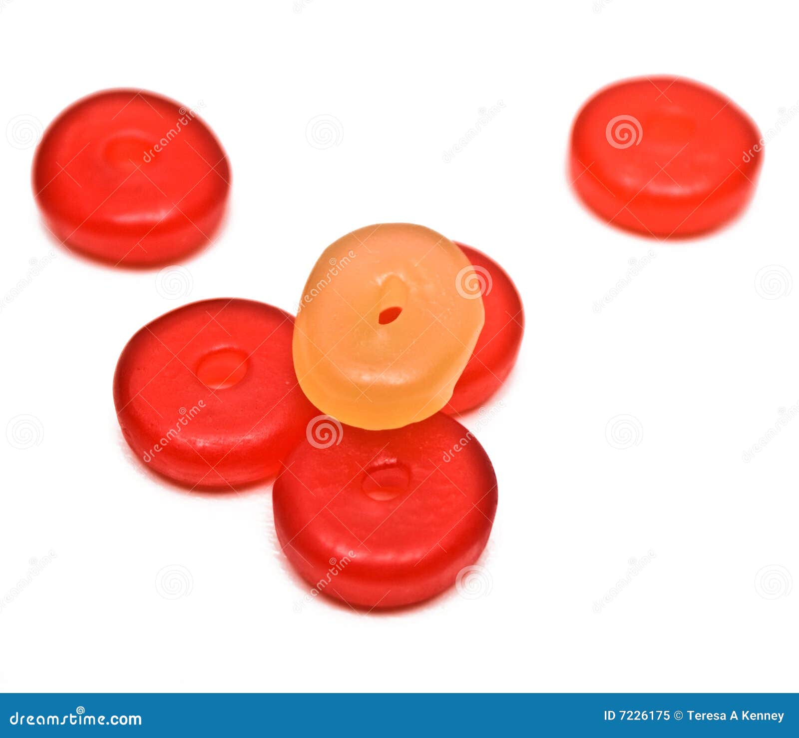 Round Gummy Candies stock image. Image of sweets, colourful 7226175