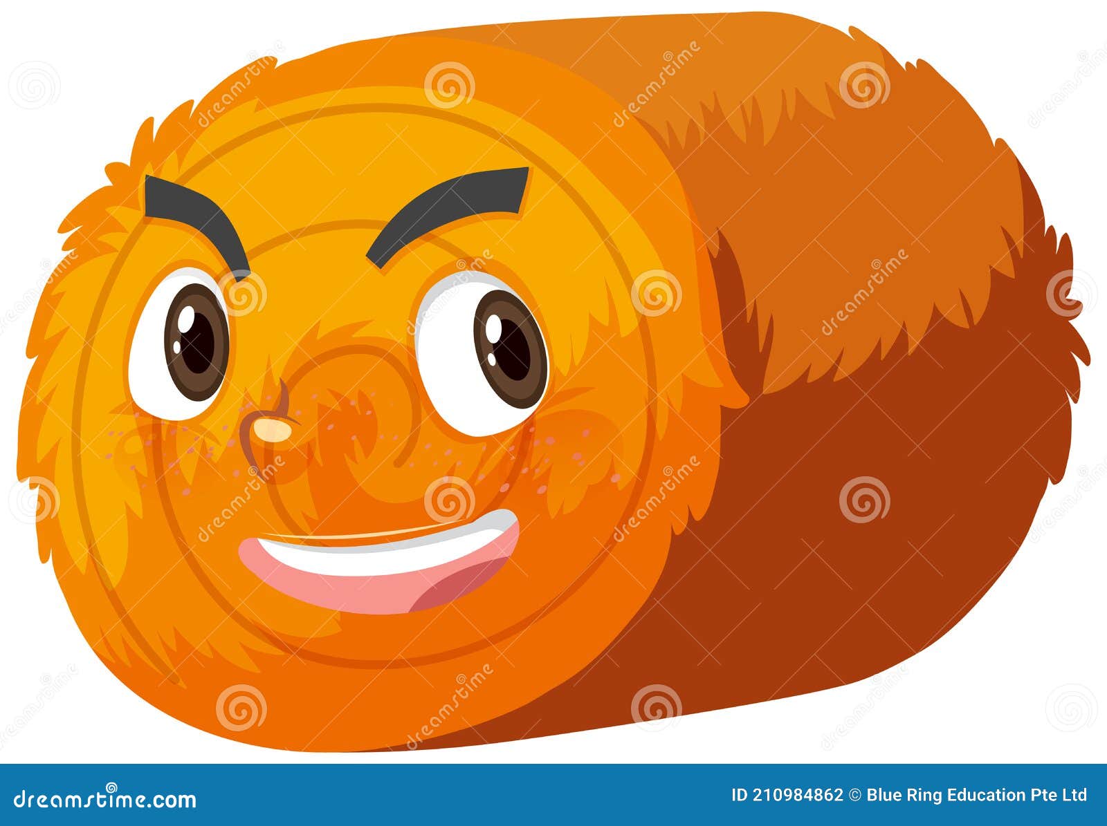 Round Bale Drawing Illustrations Vectors