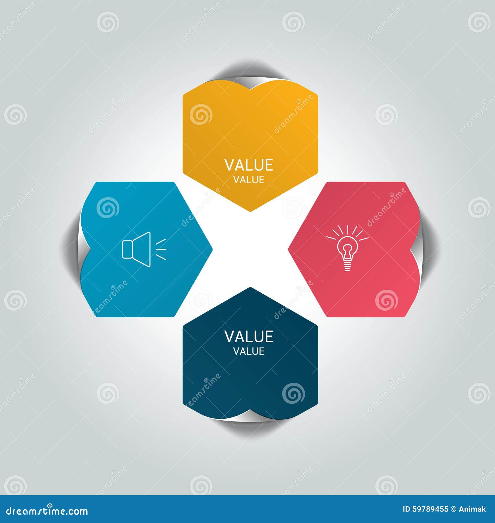 Round Infographic 4 Steps Net Flow Chart. Diagram, Graph ... sequence flow diagram 