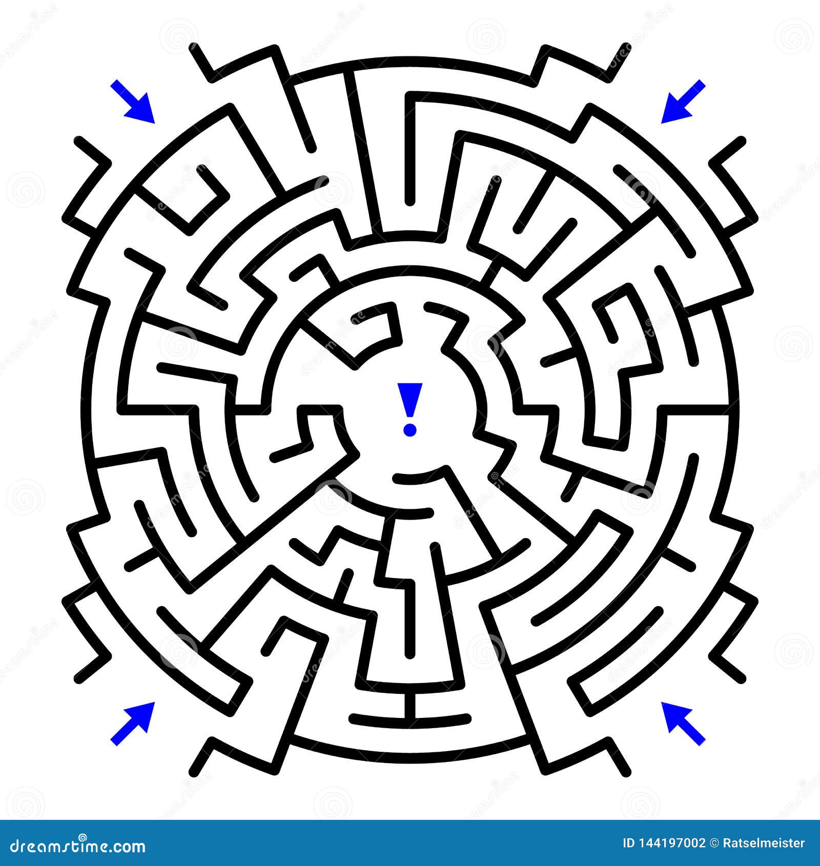 Round maze template stock vector. Illustration of games 144197002 Round maze template stock vector. Illustration of games 144197002