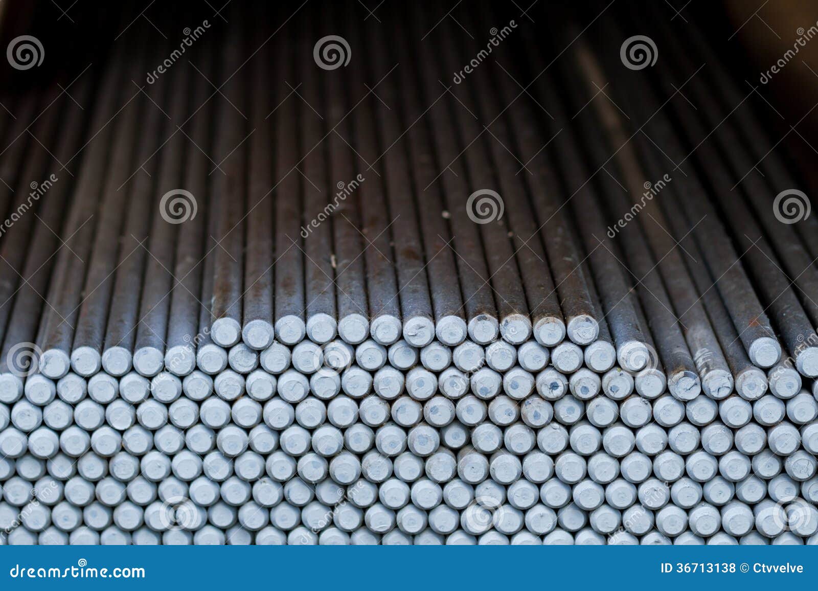 Round metal bars stock photo. Image of group, industry 36713138