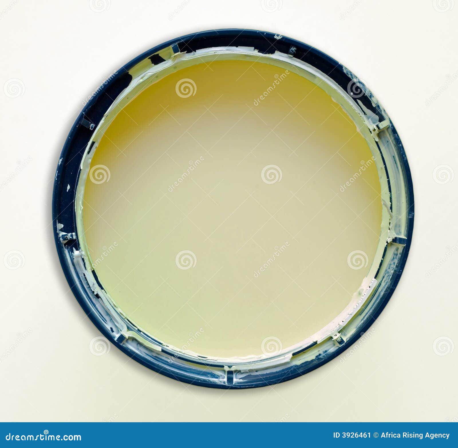Round paint tin on white stock image. Image of clean, circle 3926461
