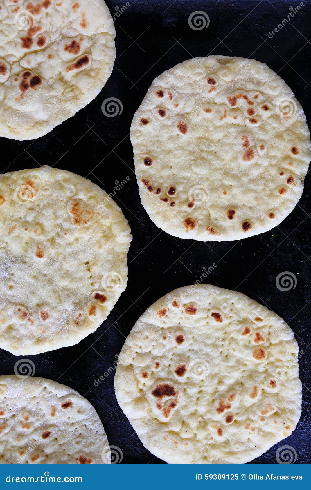 Round pitas bread stock image. Image of tortilla, dough 59309125