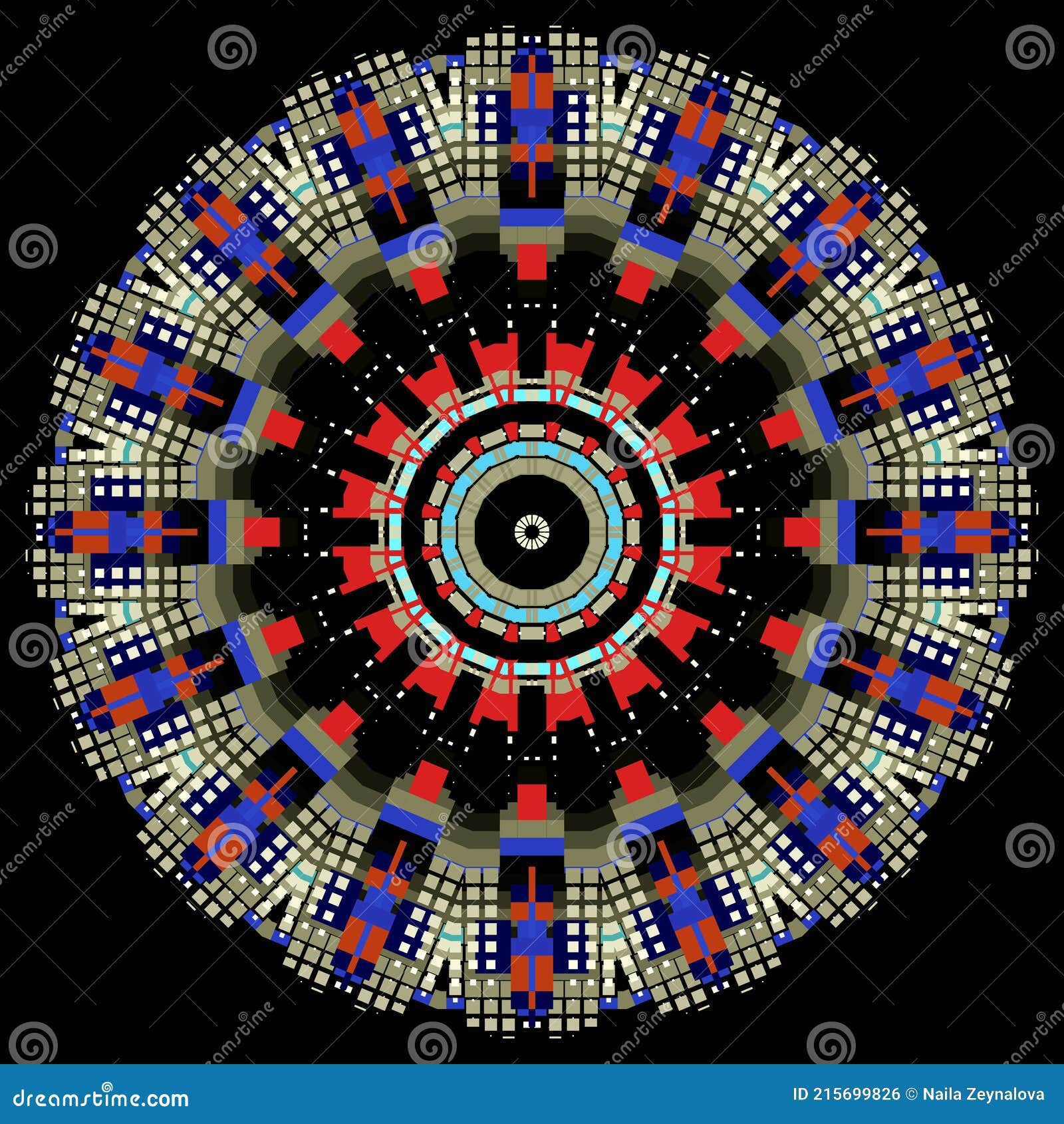 Pixel Mandala