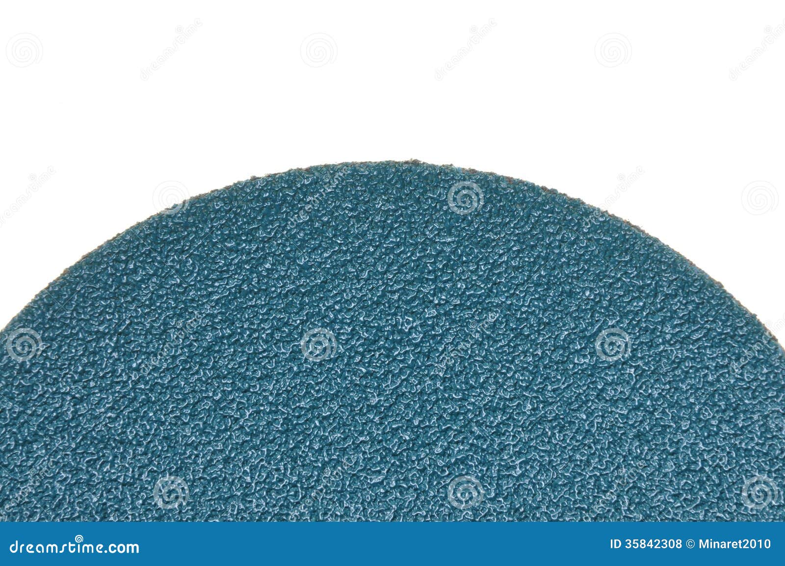 Round sandpaper stock photo. Image of abrasive, isolated 35842308