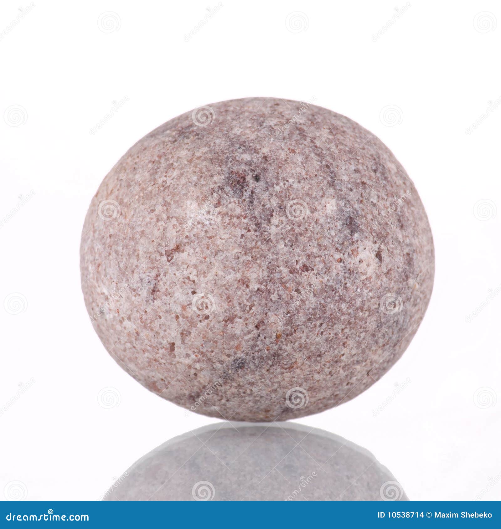 Round Stone Paving. Natural Stone Masonry Top View. Seaside Pebble