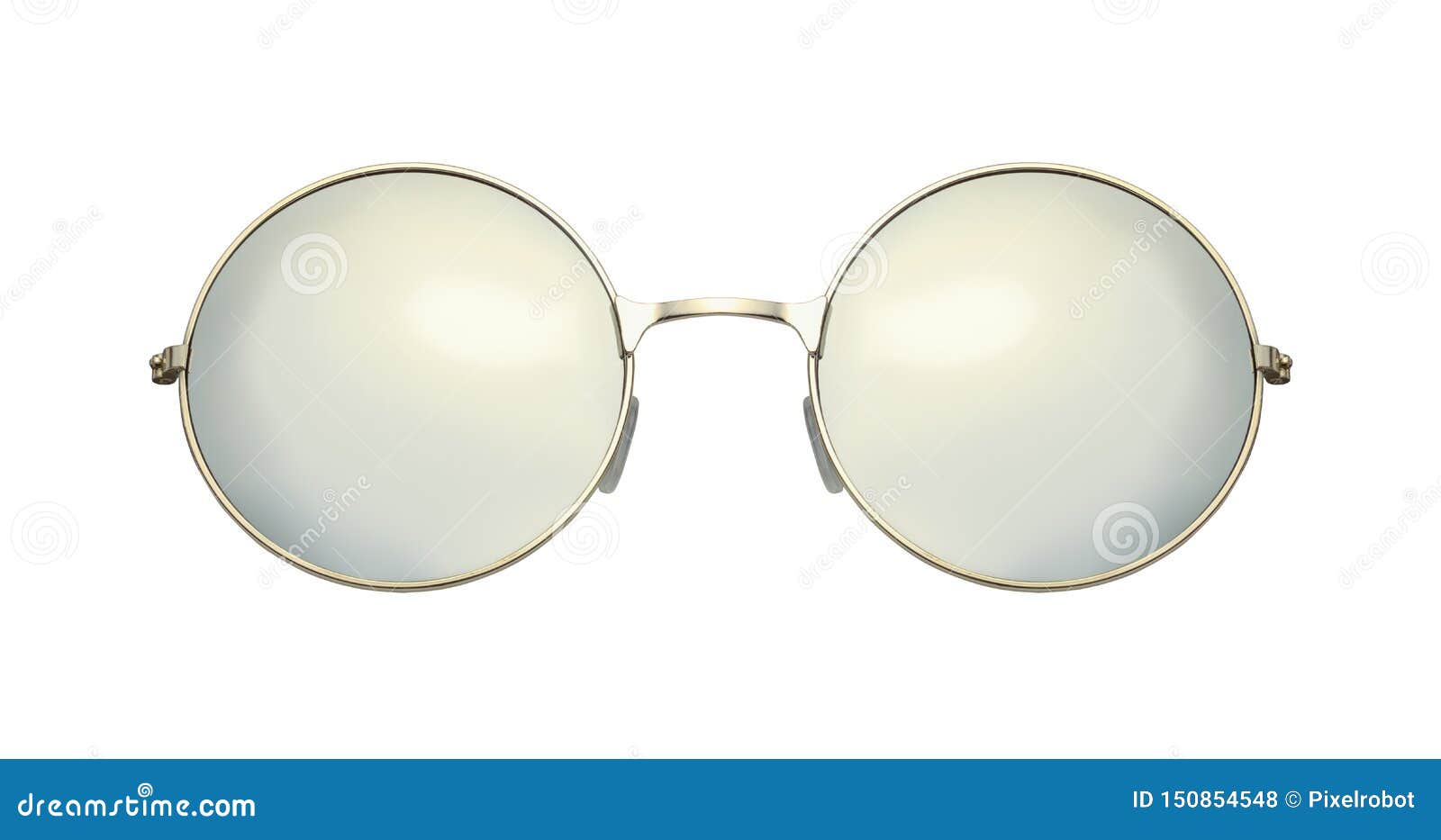 round sunglasses front view
