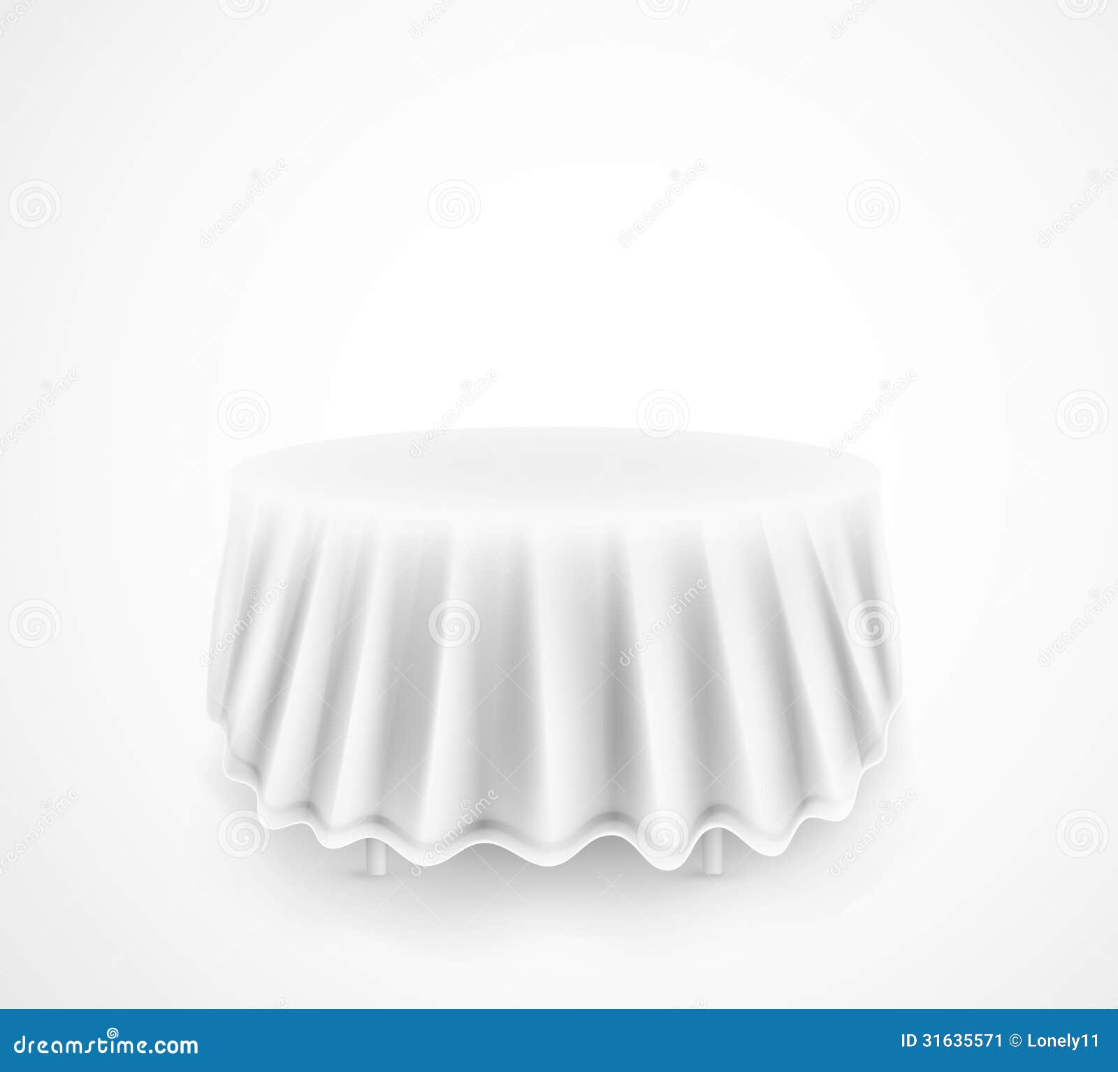 Round table stock vector. Illustration of desk, white - 31635571