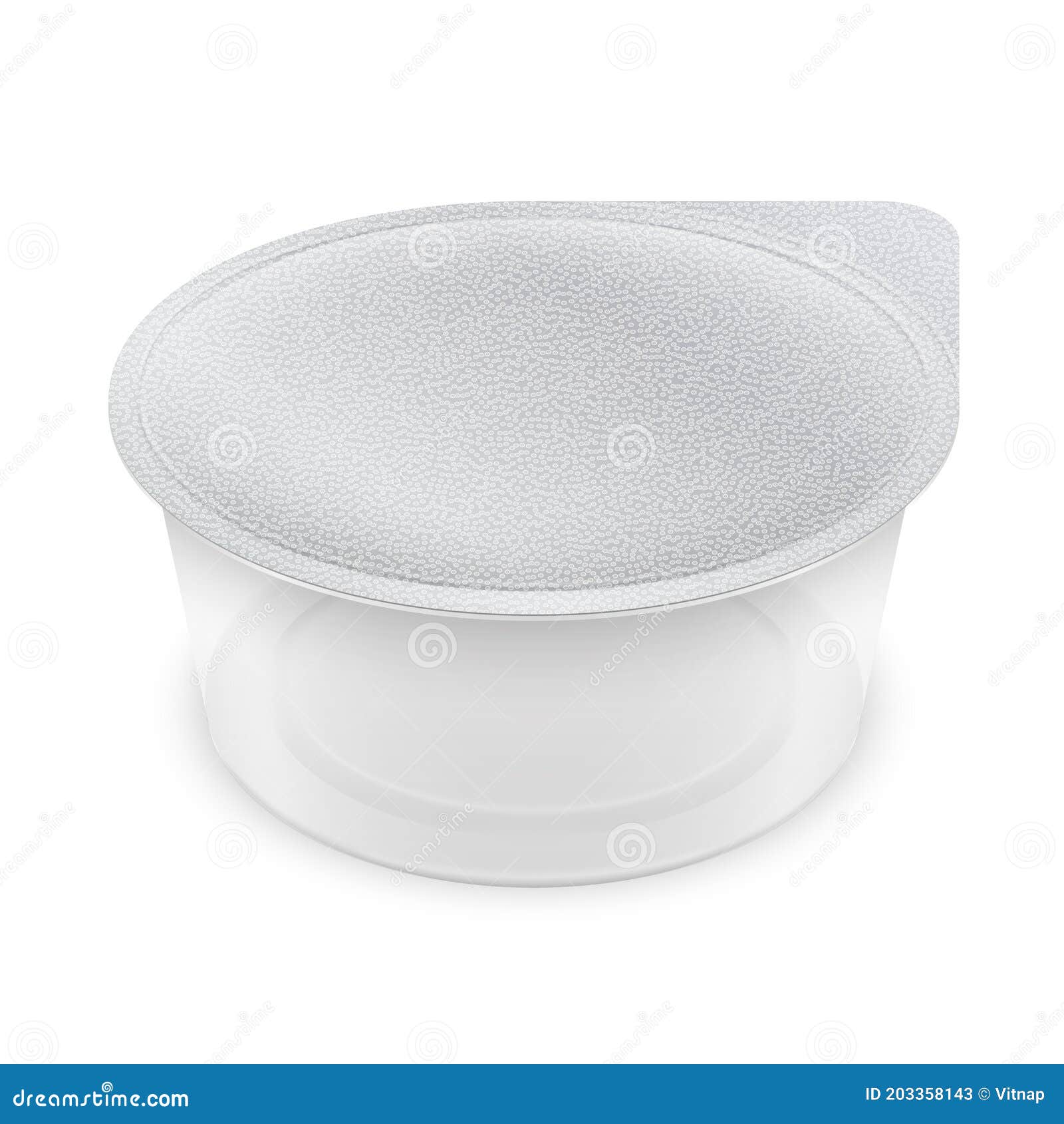 Download Round Transparent Plastic Container Sealed With Foil Packaging Mockup Isolated 3d Illustration Stock Illustration Illustration Of Butter Jelly 203358143