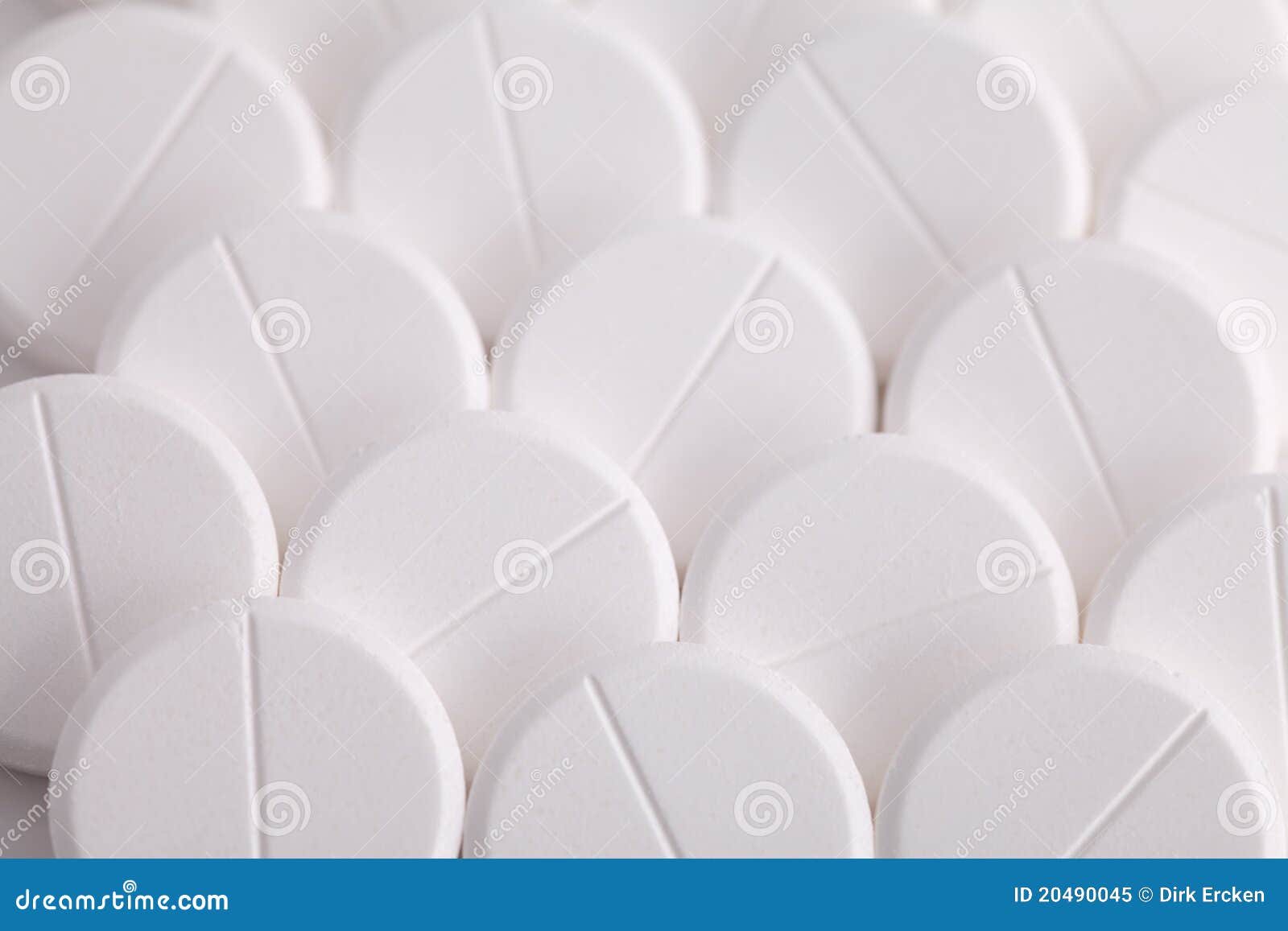 round white pills paracetamol aspirin painkiller