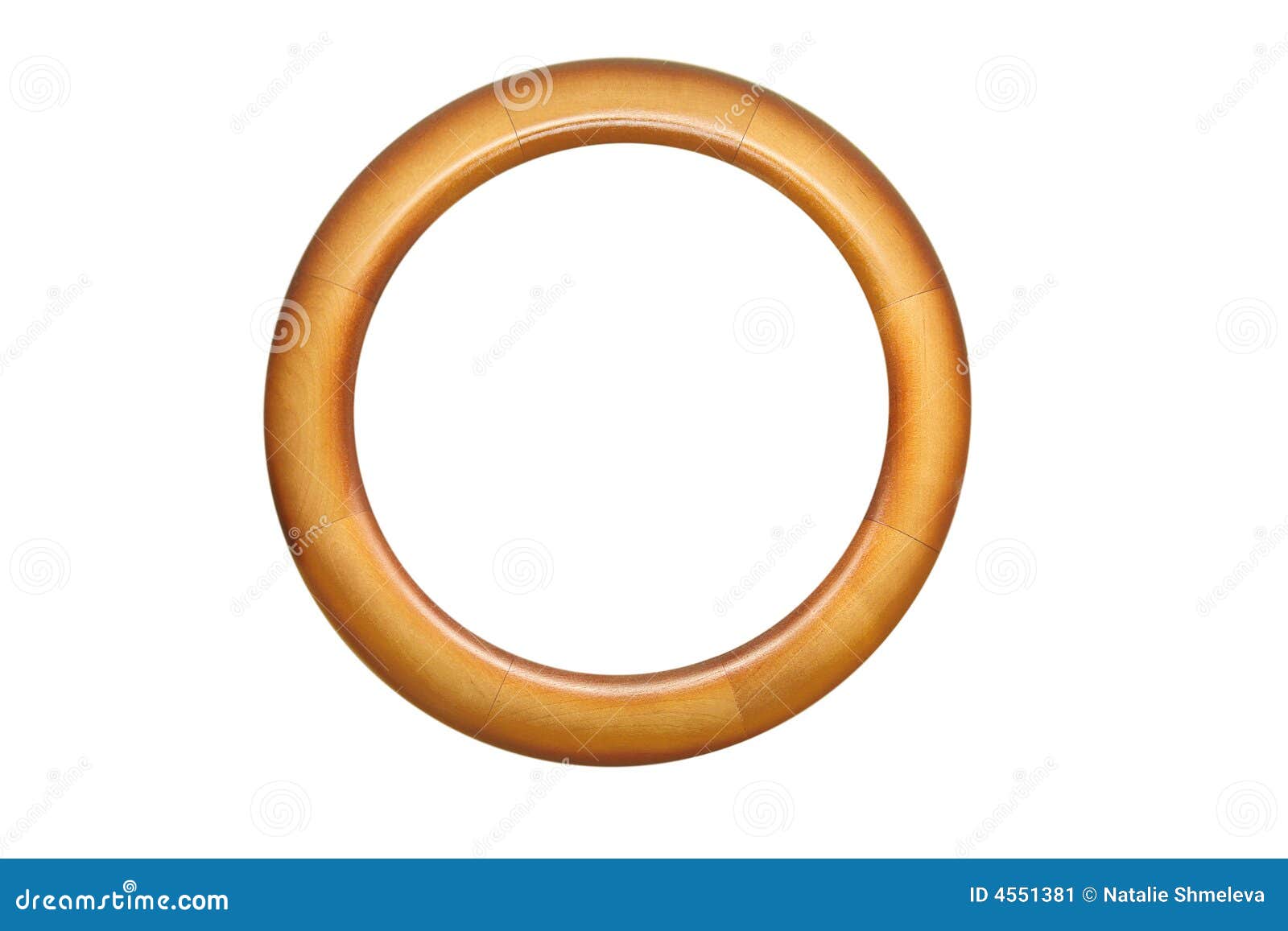 Round wooden frame stock image. Image of framework, element 4551381