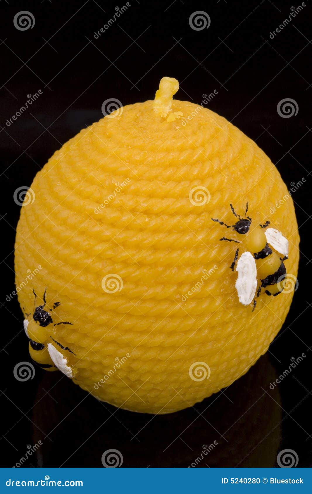 Round yellow candle stock photo. Image of round, yellow 5240280