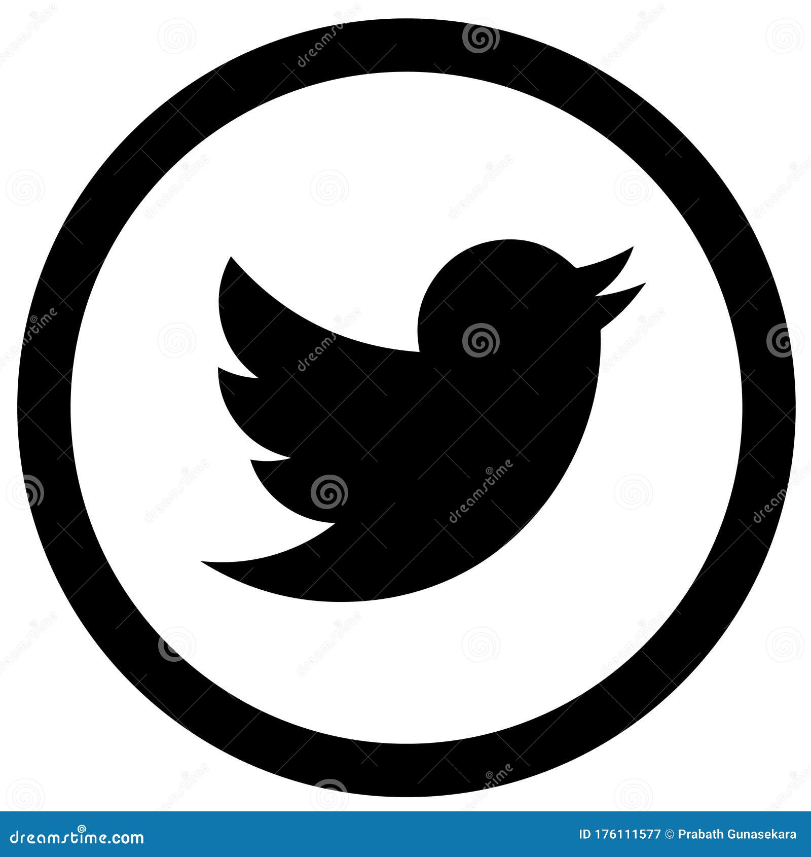 black twitter logos